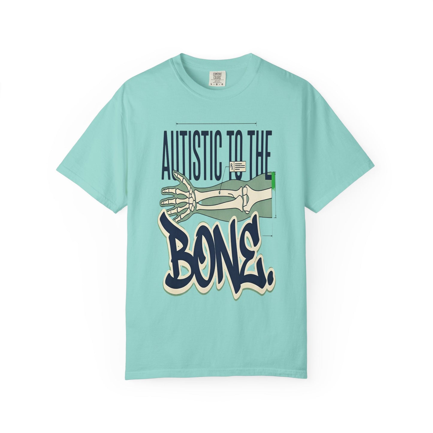 Autistic to the Bone Graphic Tee — Skeletal Autism Pride T-Shirt