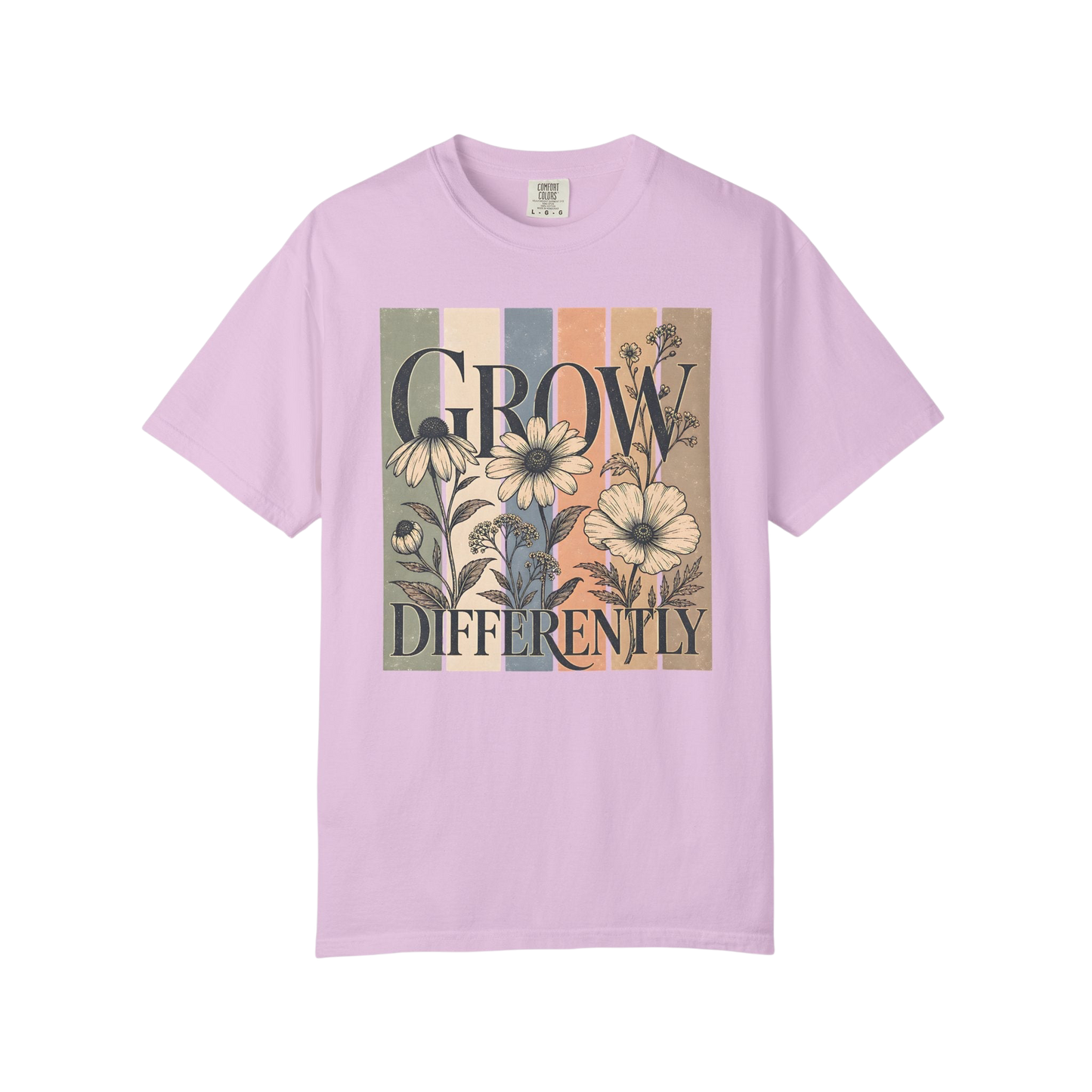 Grow Differently Floral T-Shirt