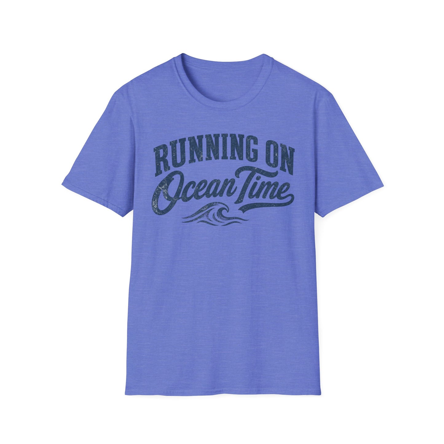Running On Ocean Time T-Shirt — Coastal Beach Vibes Tee