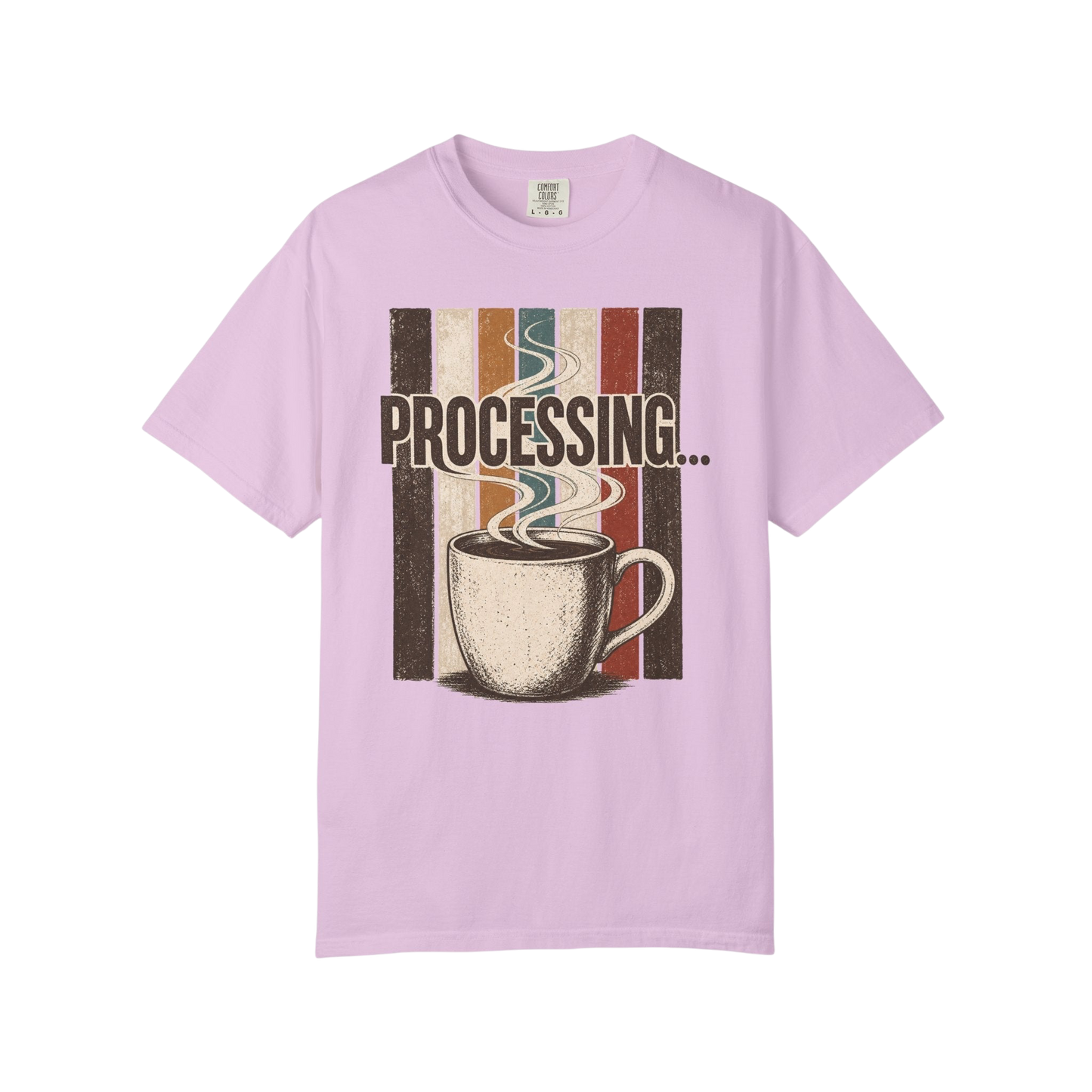 Processing... Coffee Cup Vintage Graphic T-Shirt