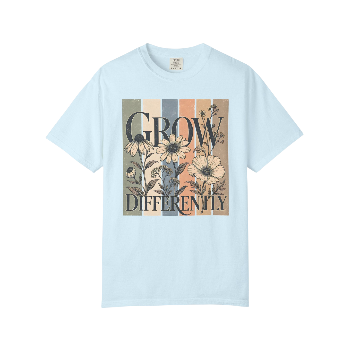 Grow Differently Floral T-Shirt