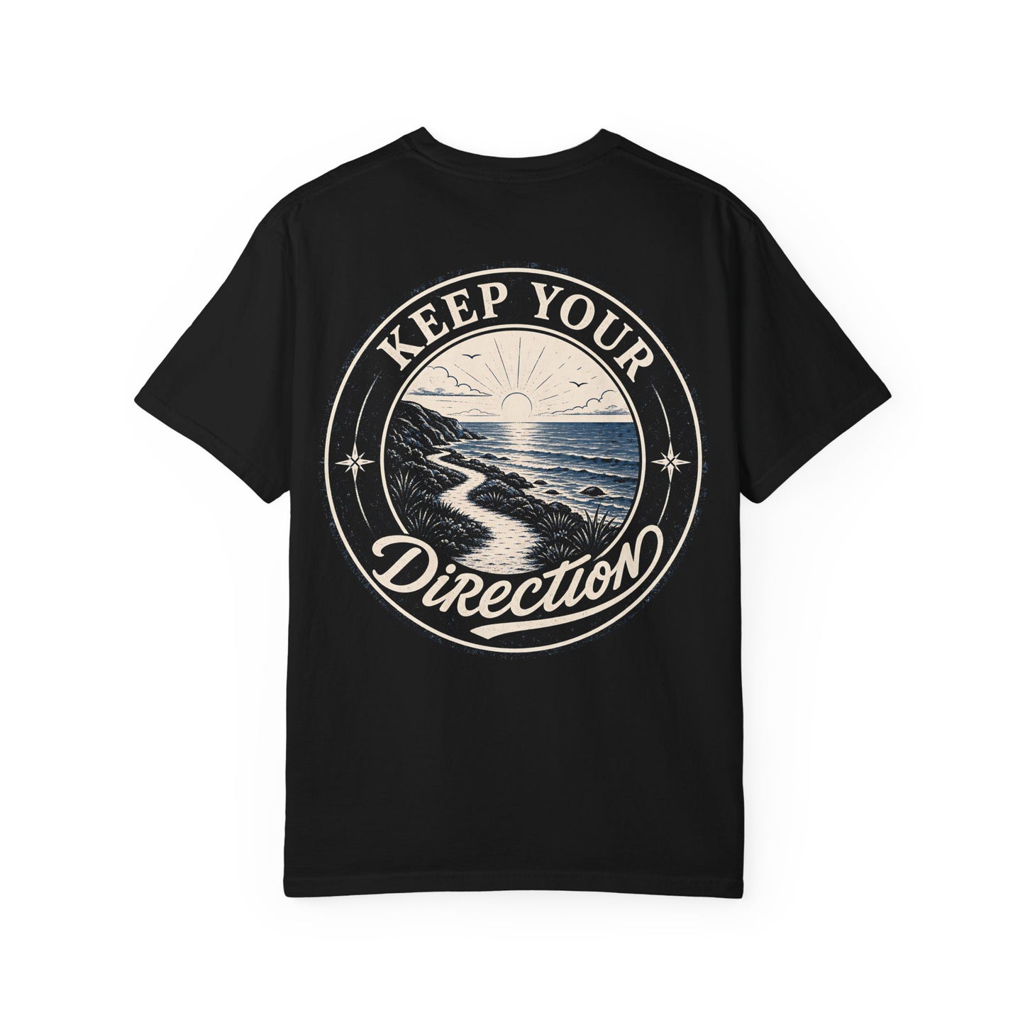 Keep Your Direction Sunset Beach T-Shirt