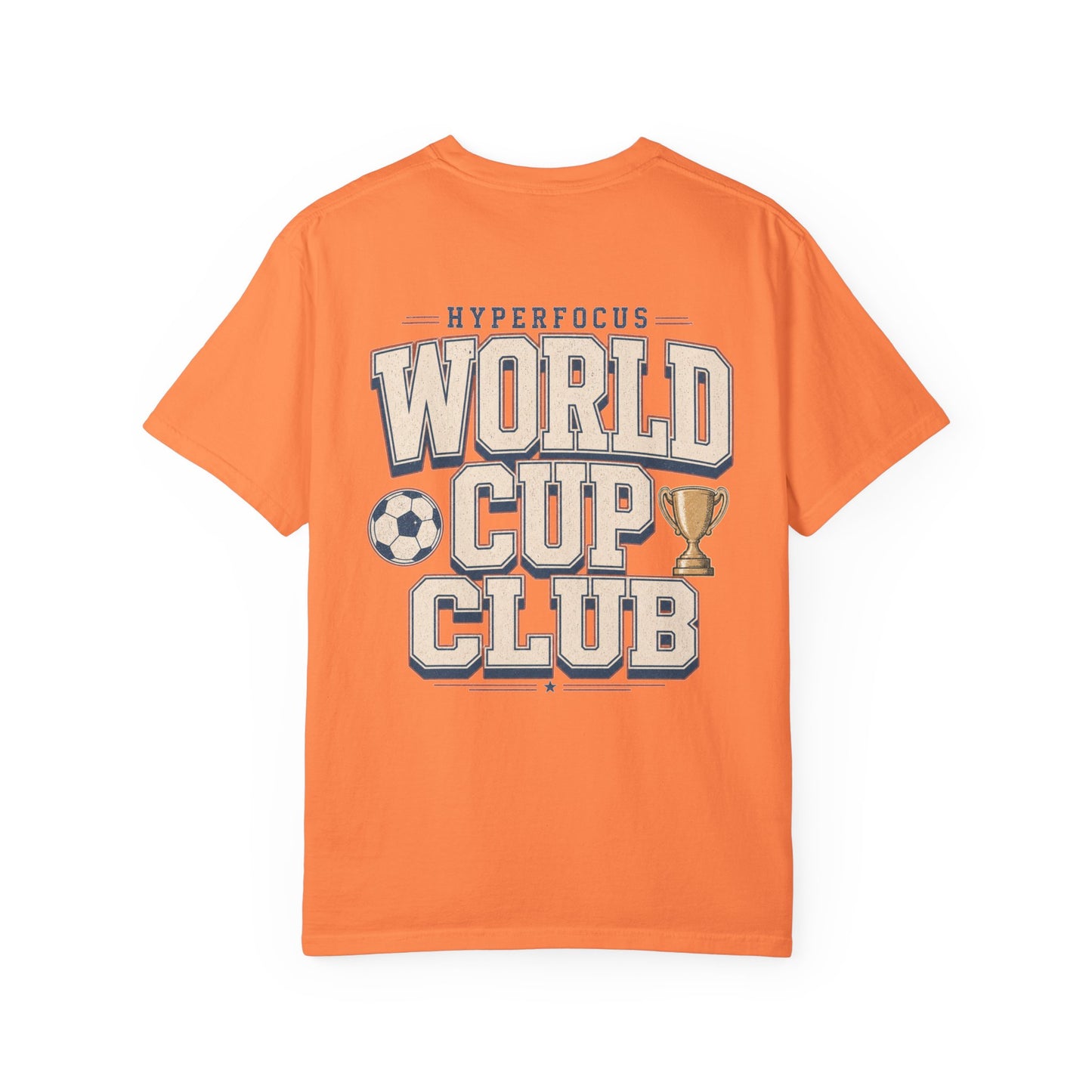 World Cup Club T-Shirt — Retro Soccer Graphic Tee BACK PRINT