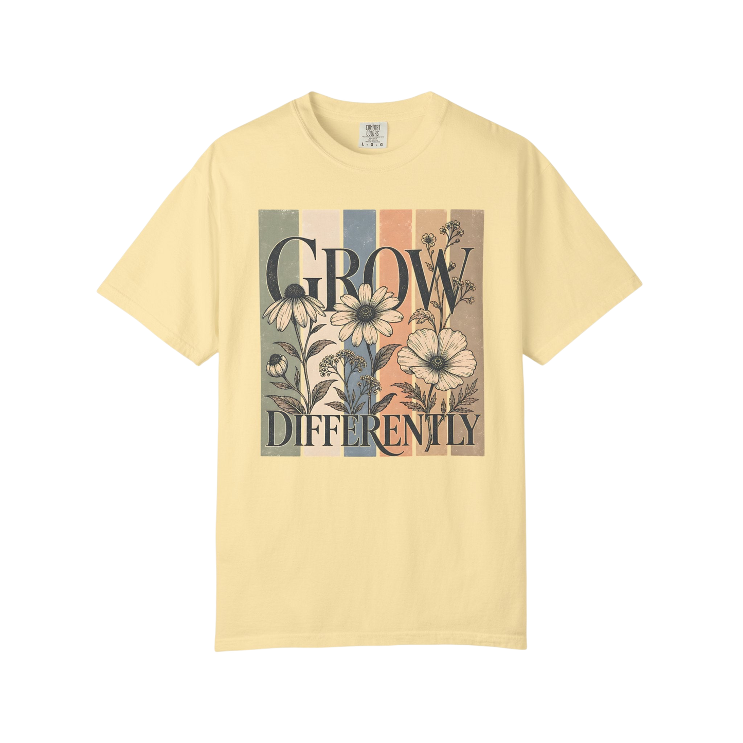 Grow Differently Floral T-Shirt