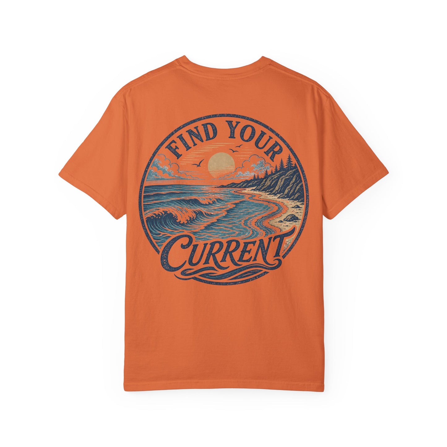 'Find Your Current' Ocean Surf Graphic T-Shirt