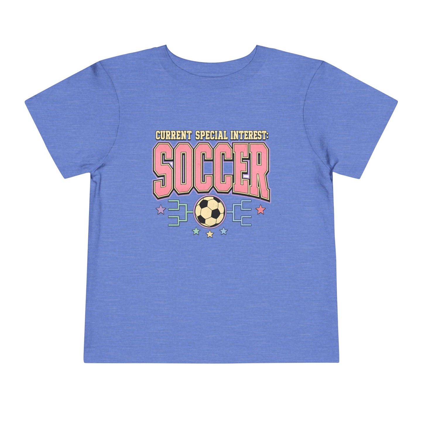 Toddler Soccer Tee — "Currently Special Interest: Soccer" Kids Graphic Shirt