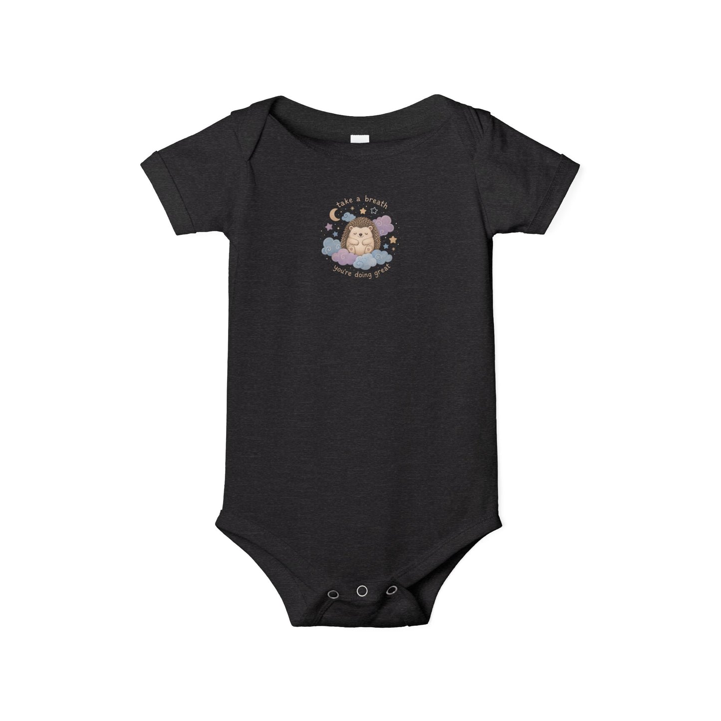 Baby Onesie - Cute Sleeping Lion Graphic Infant Bodysuit (Newborn Shower Gift)