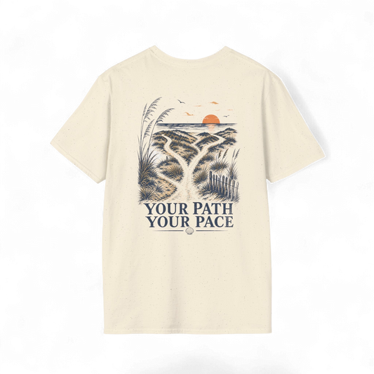 "Your Path Your Pace" Vintage Coastal Graphic Tee
