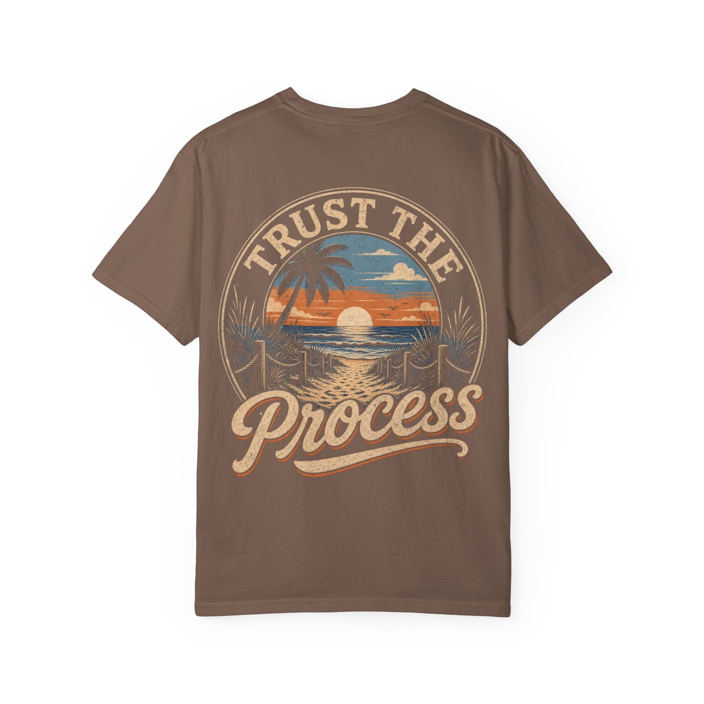 Trust the Process Beach Sunset T-Shirt