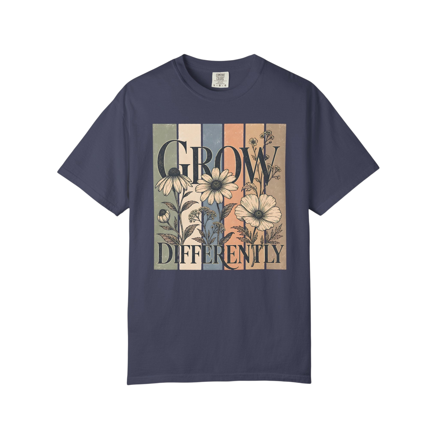 Grow Differently Floral T-Shirt