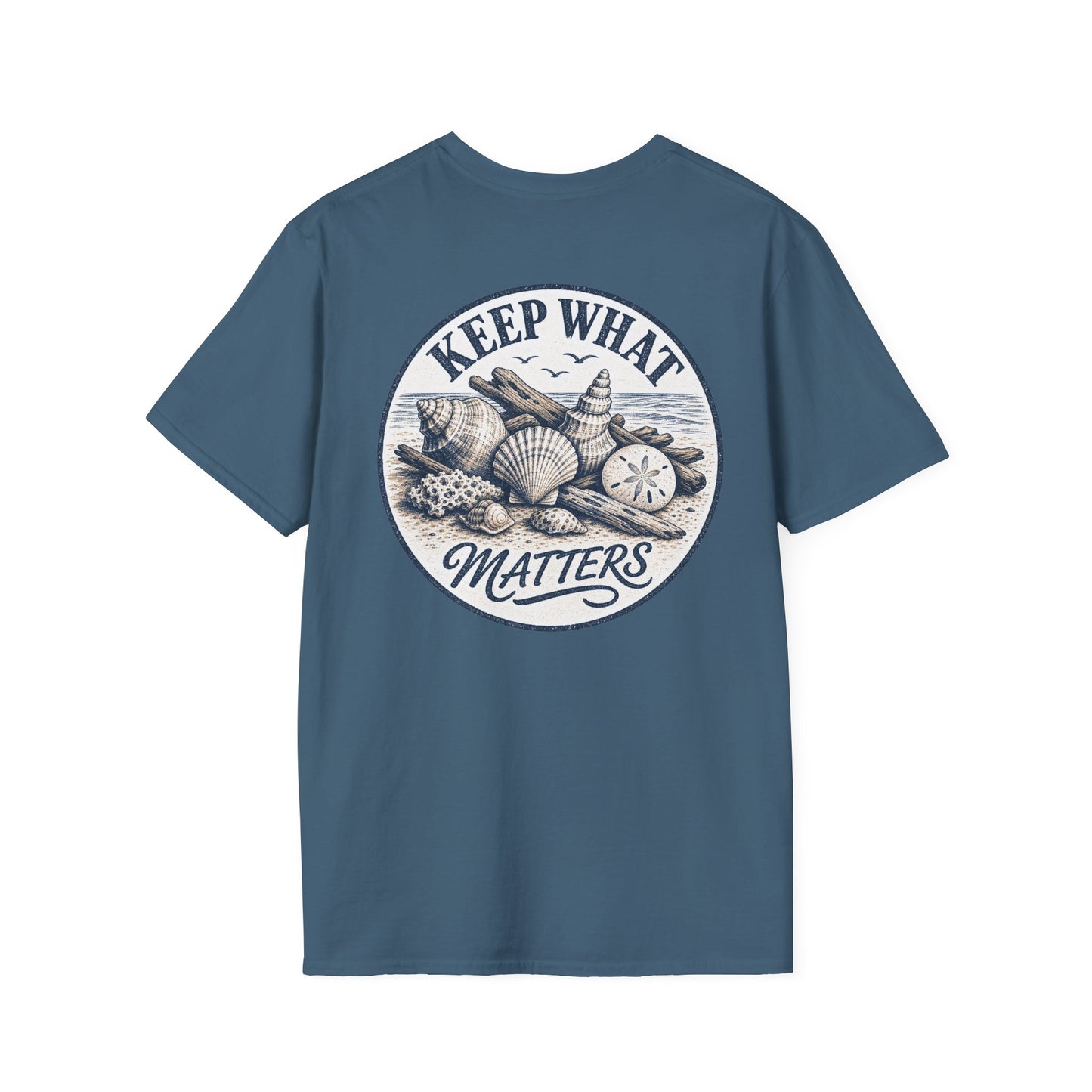 Keep What Matters Seashell Graphic T-Shirt