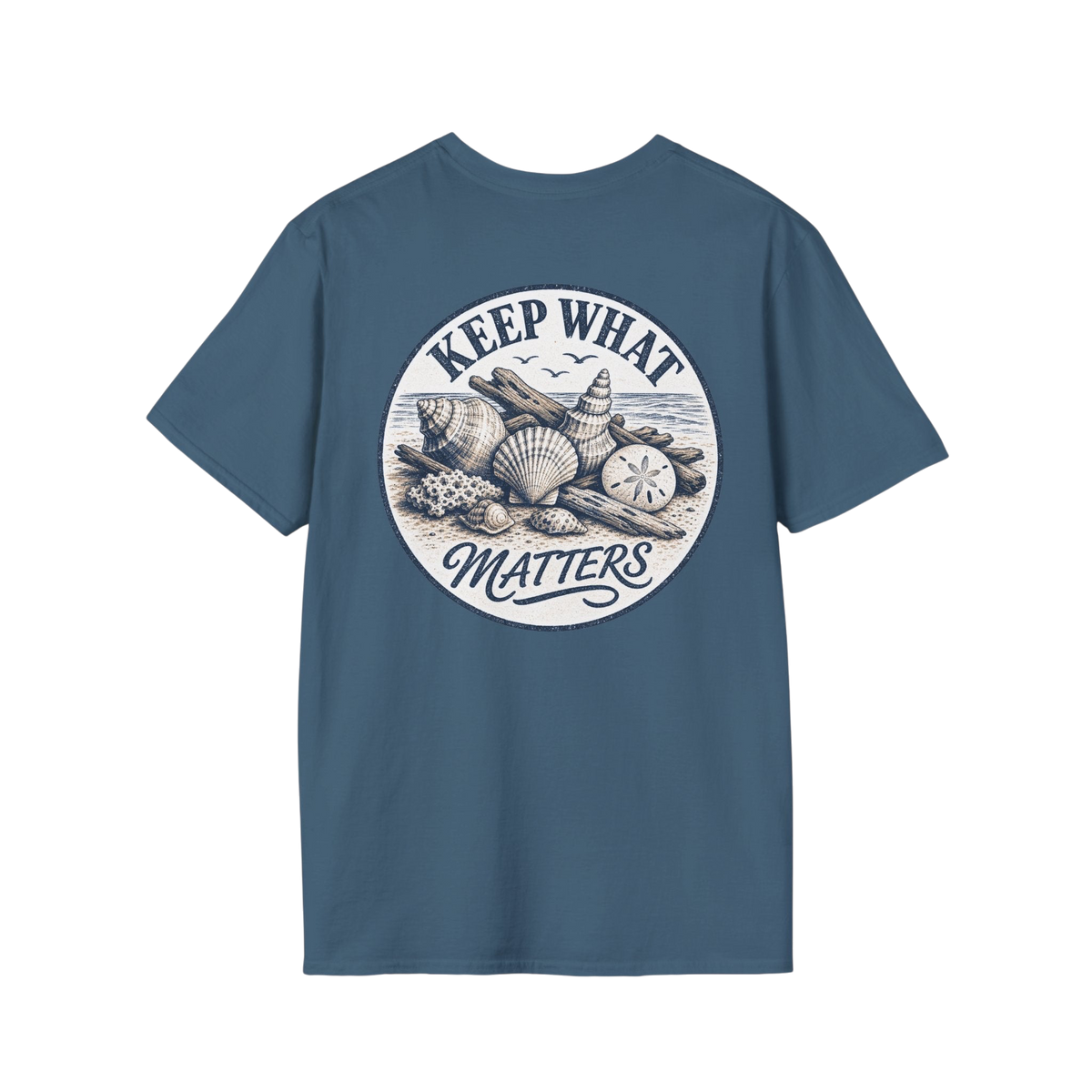 Keep What Matters Seashell Graphic T-Shirt