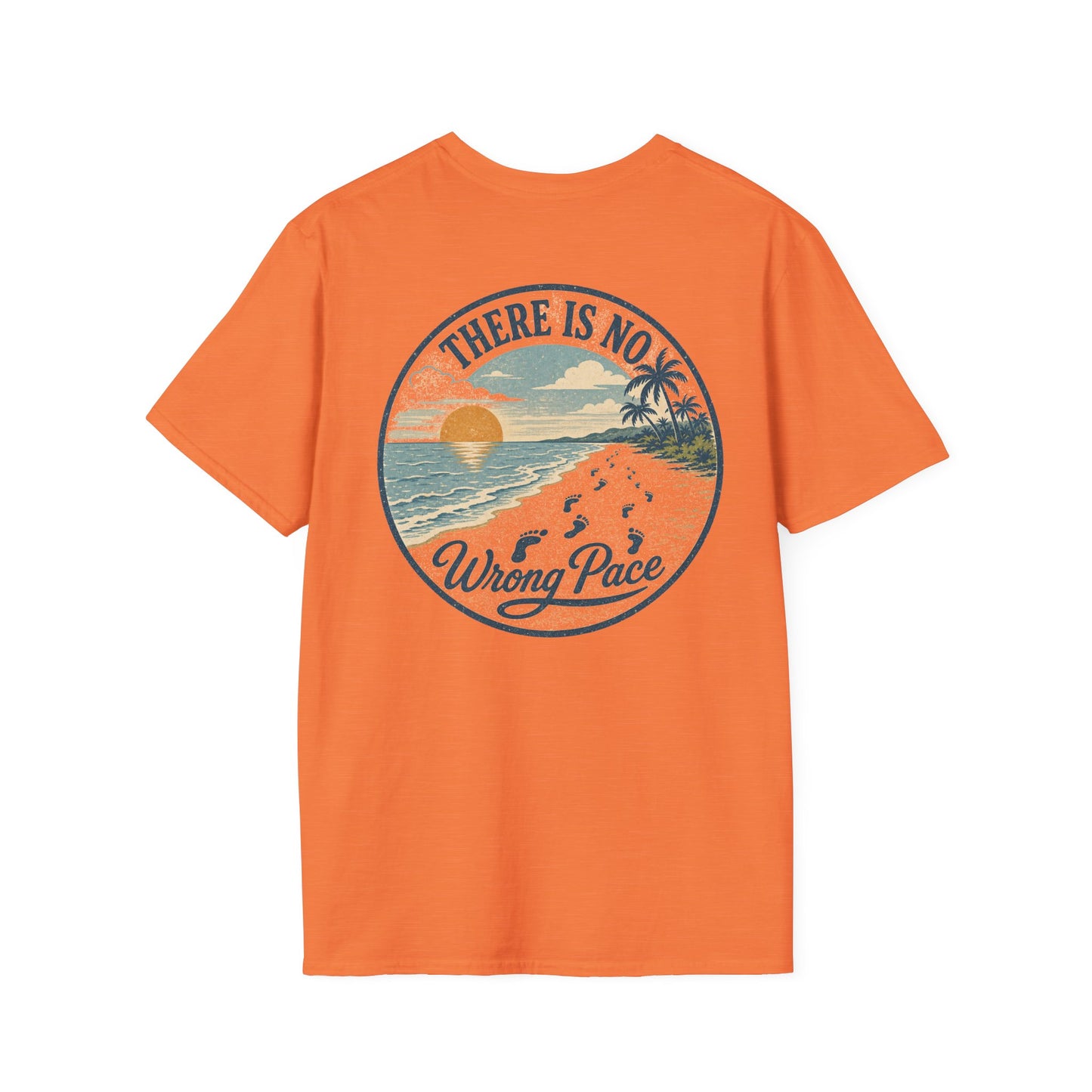 "There Is No Wrong Pace" Vintage Beach Graphic Tee