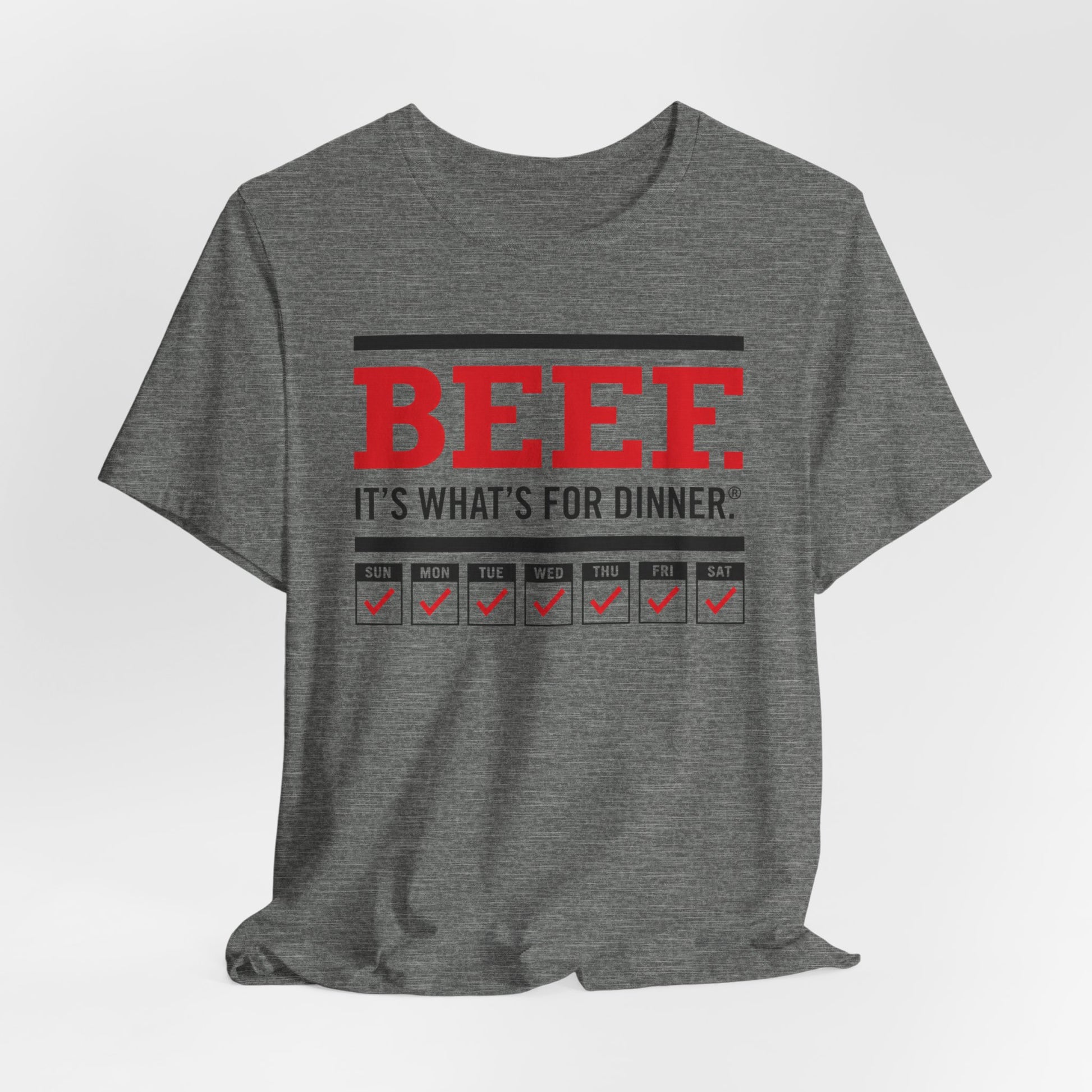 Beef It’s What’s for Dinner every day of the week - Seeking Routine - AuDHD - T‑Shirt image 7