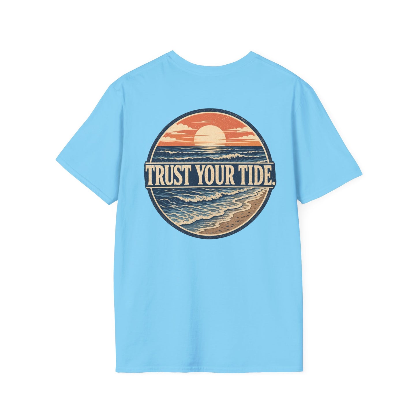 "Trust Your Tide" Vintage Sunset Graphic Tee