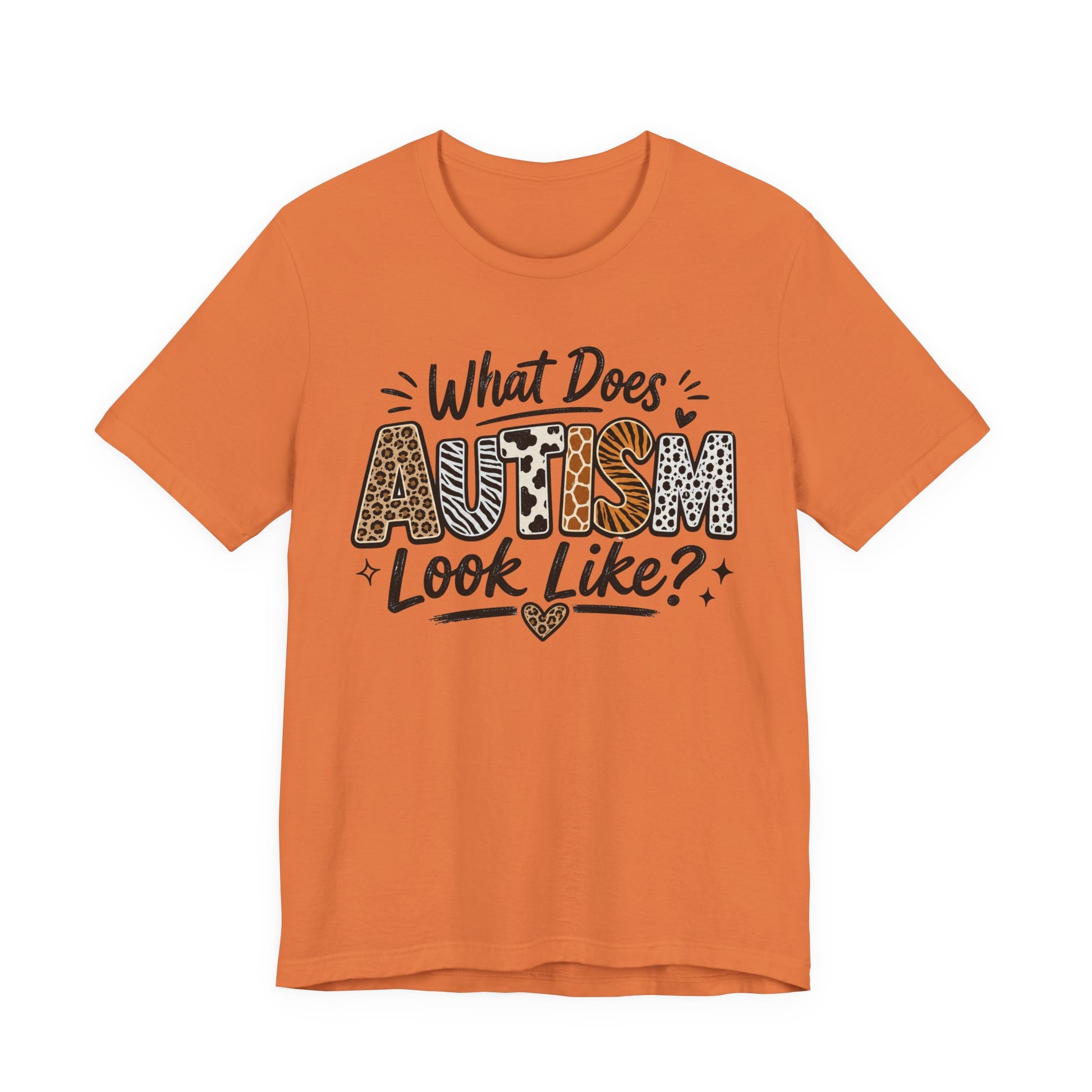 What Does Autism Look Like Shirt | Trendy Autism Awareness Tee image