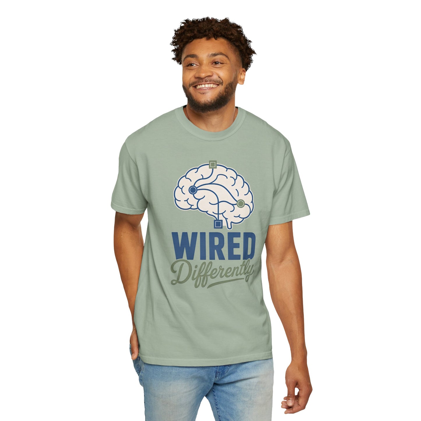 Wired Differently T-Shirt — Brain Graphic Tee for Neurodivergent Pride image 13