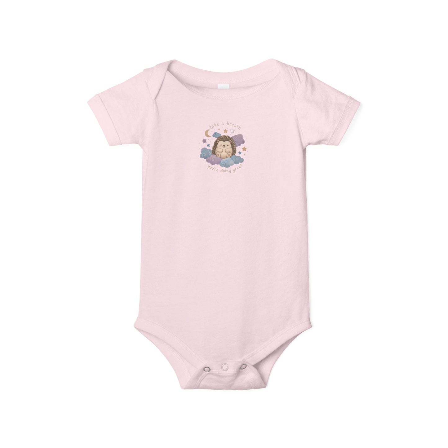Baby Onesie - Cute Sleeping Lion Graphic Infant Bodysuit (Newborn Shower Gift)