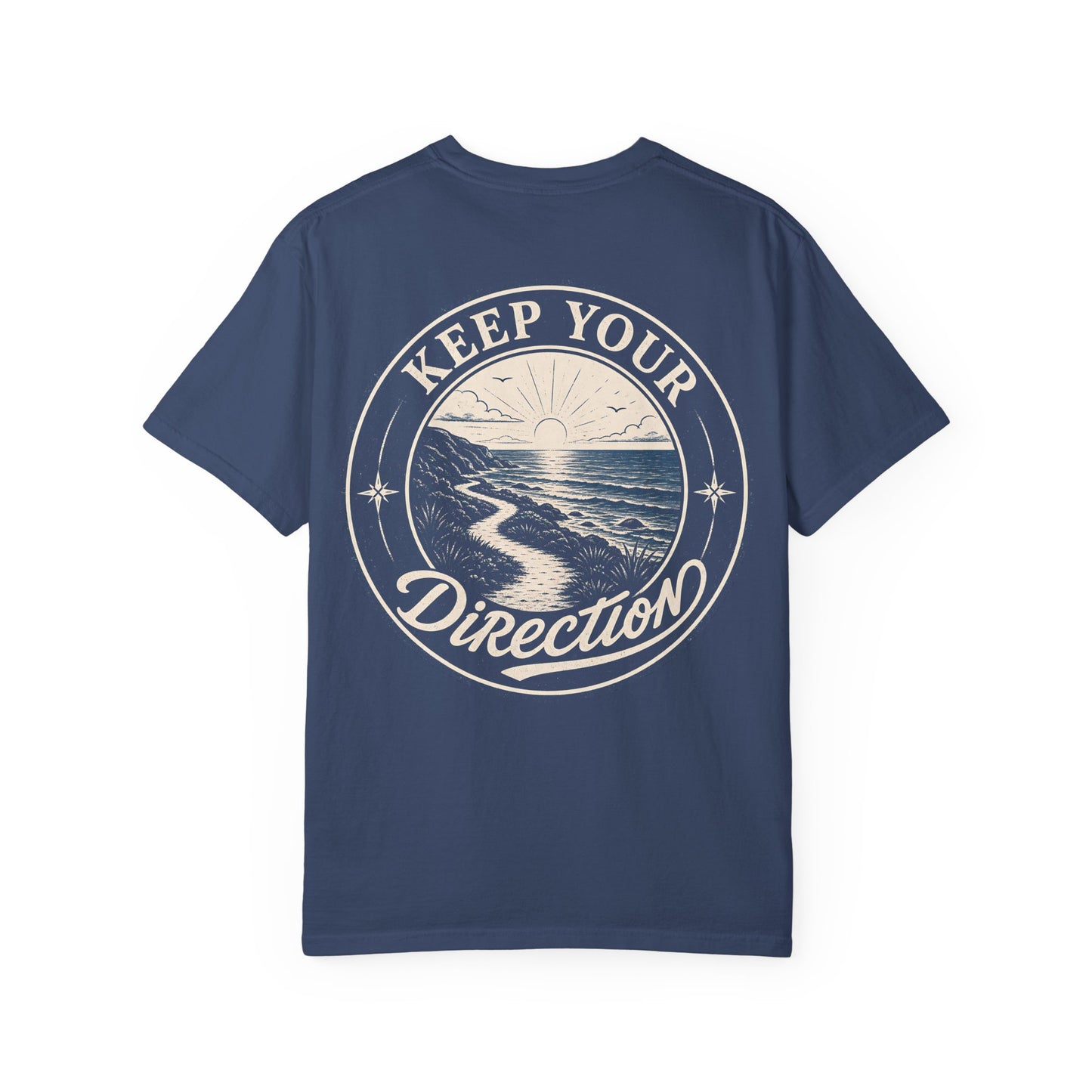Keep Your Direction Sunset Beach T-Shirt