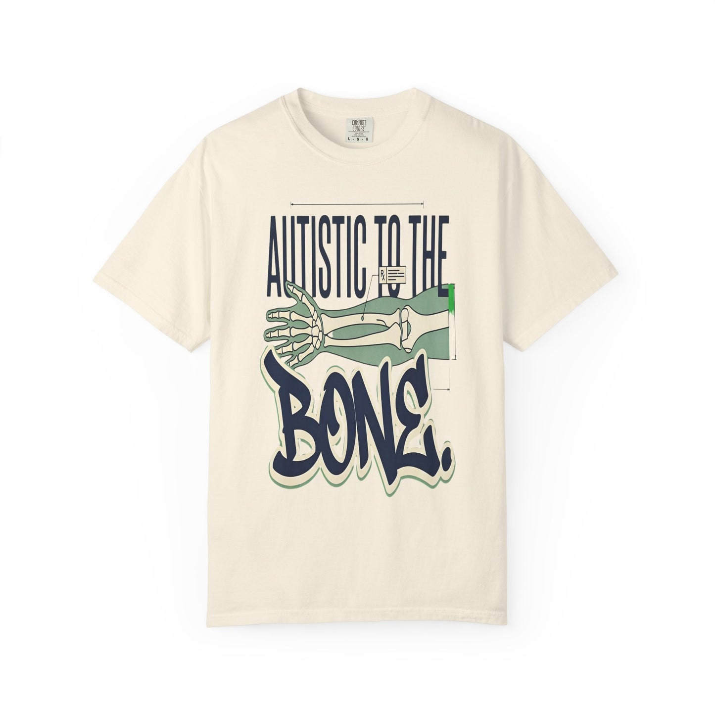 Autistic to the Bone Graphic Tee — Skeletal Autism Pride T-Shirt