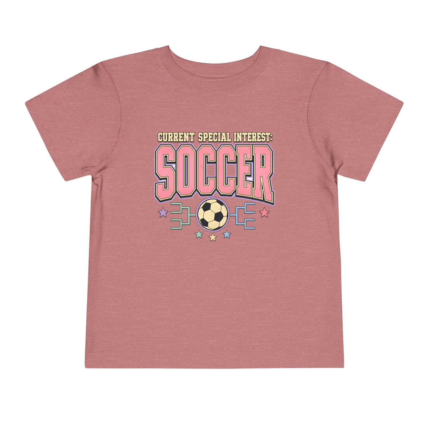 Toddler Soccer Tee — "Currently Special Interest: Soccer" Kids Graphic Shirt
