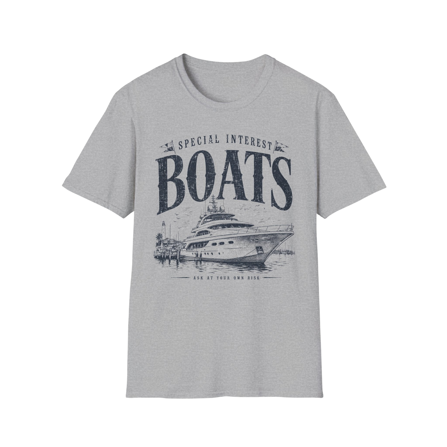 Boats Graphic T-Shirt — 'Special Interest Boats' Vintage Yacht Tee
