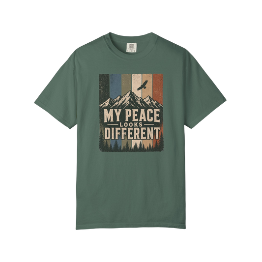 My Peace Looks Different Mountain T-Shirt