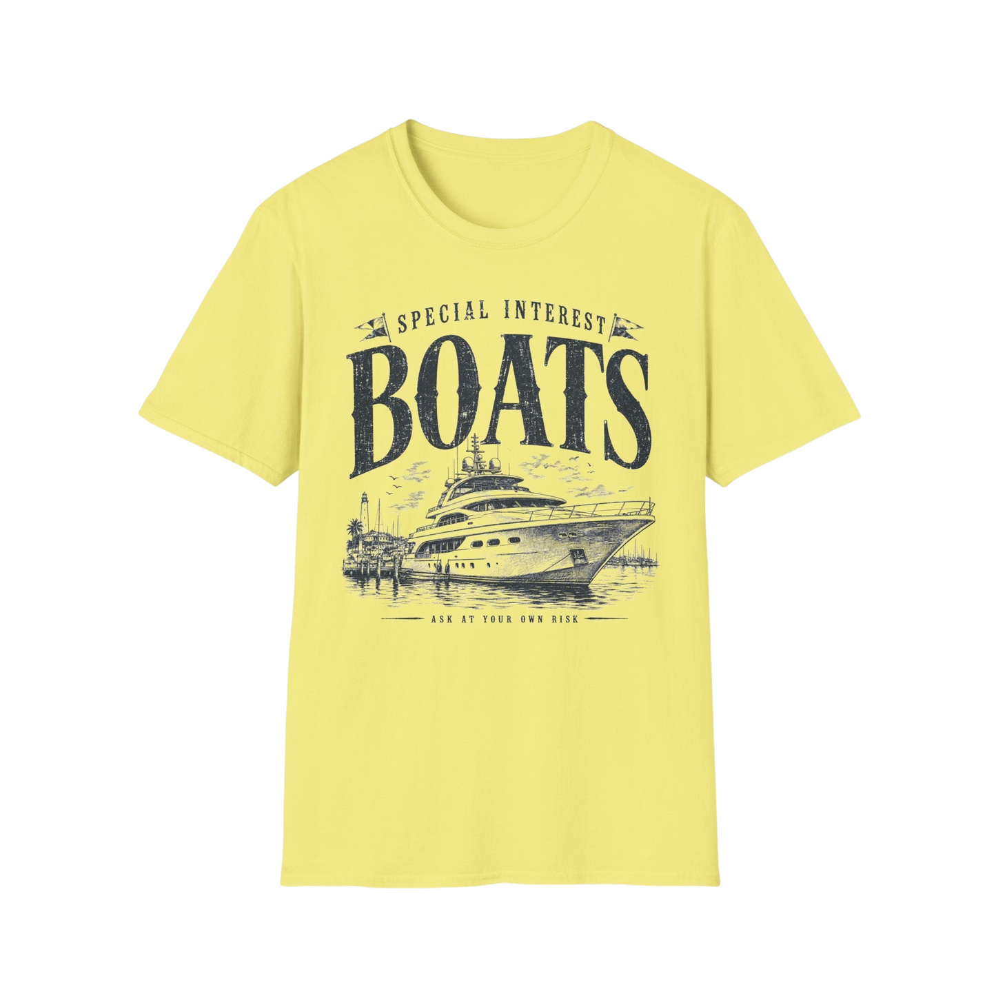 Boats Graphic T-Shirt — 'Special Interest Boats' Vintage Yacht Tee