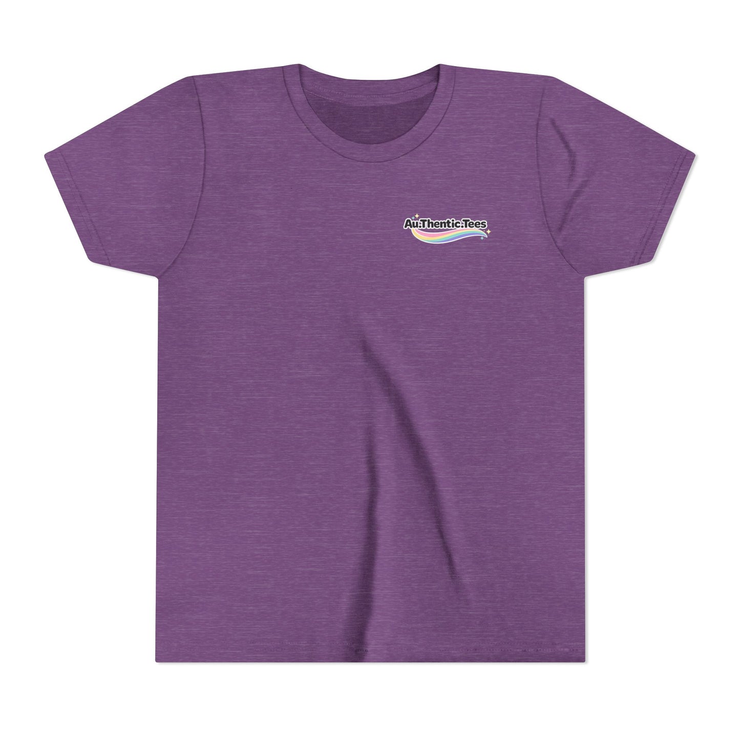 Youth Tee — "Too Much Everything" Cozy Silly Goose Graphic Shirt BACK PRINT