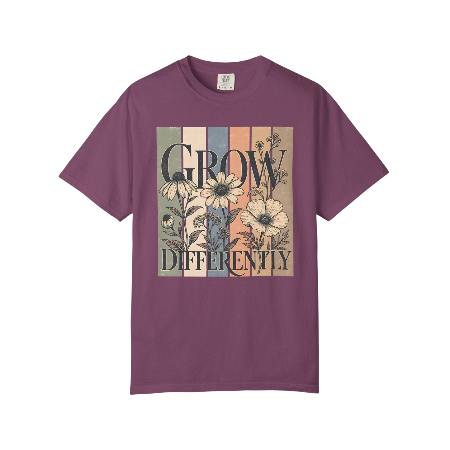 Grow Differently Floral T-Shirt