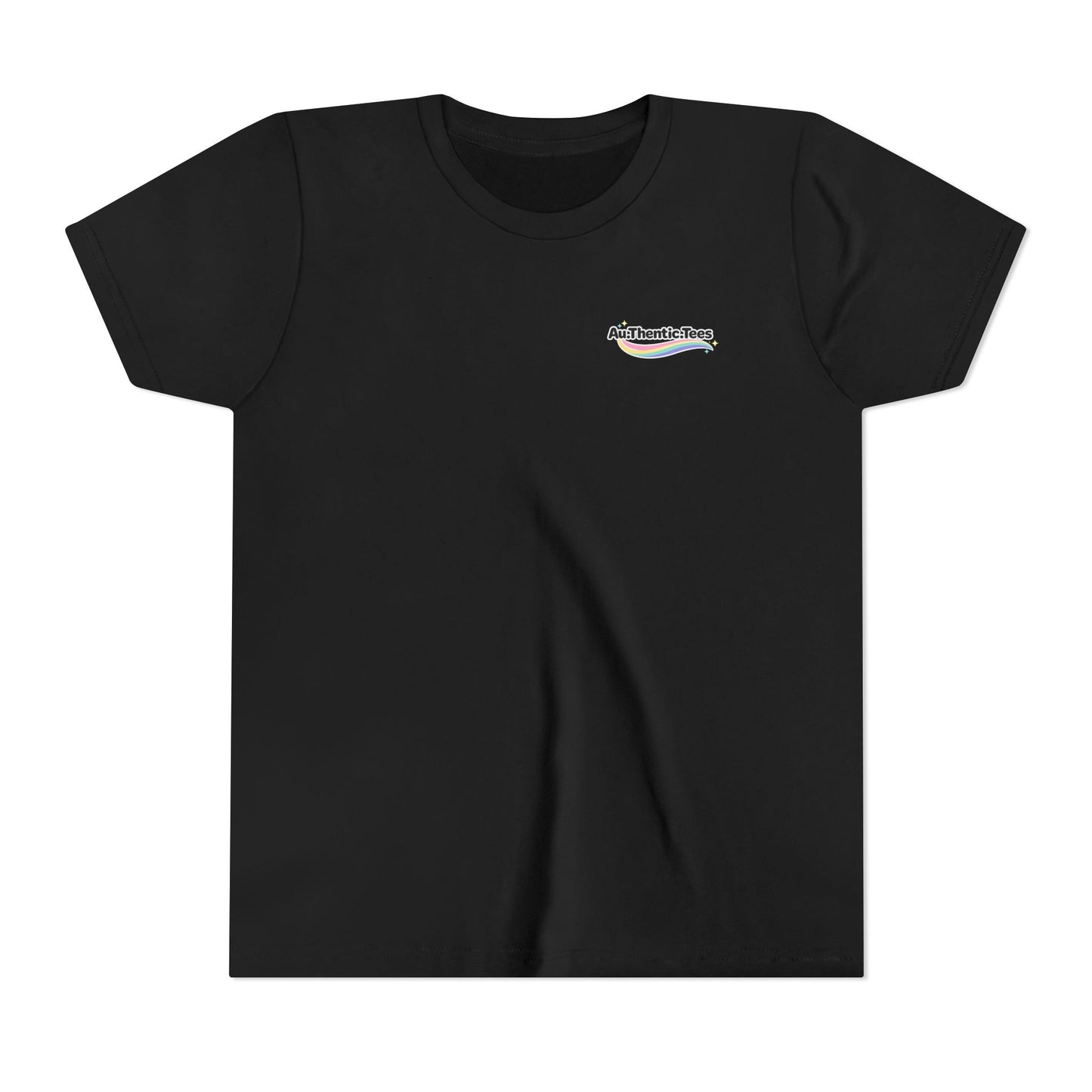 "Breakfast, Lunch & Dinner" Chicken Nugget Graphic Youth Tee — BACK PRINT