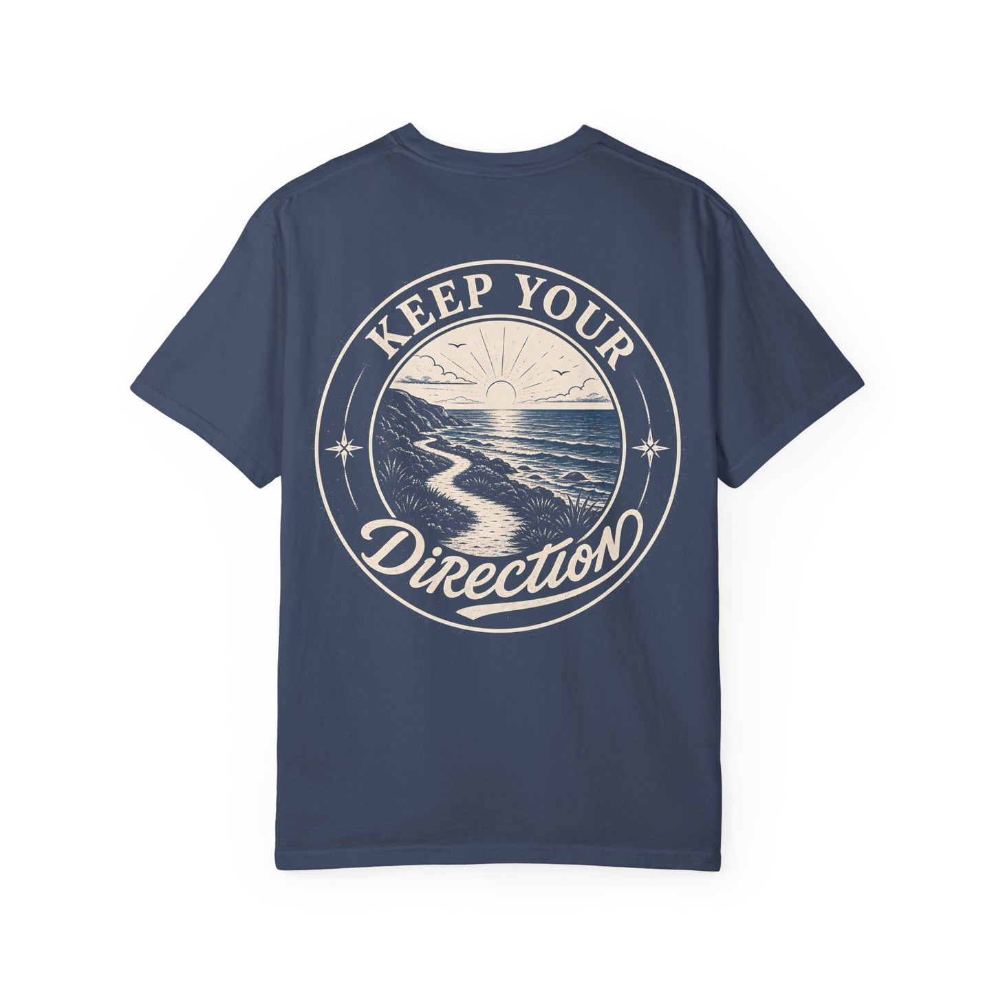 Keep Your Direction Sunset Beach T-Shirt