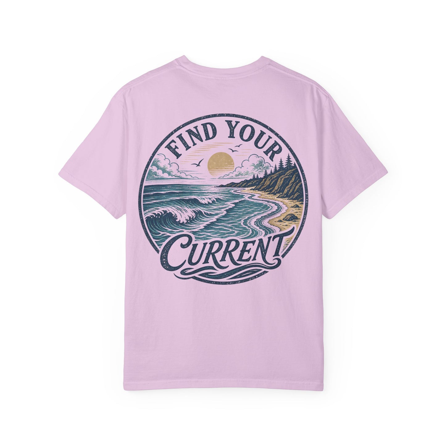 'Find Your Current' Ocean Surf Graphic T-Shirt