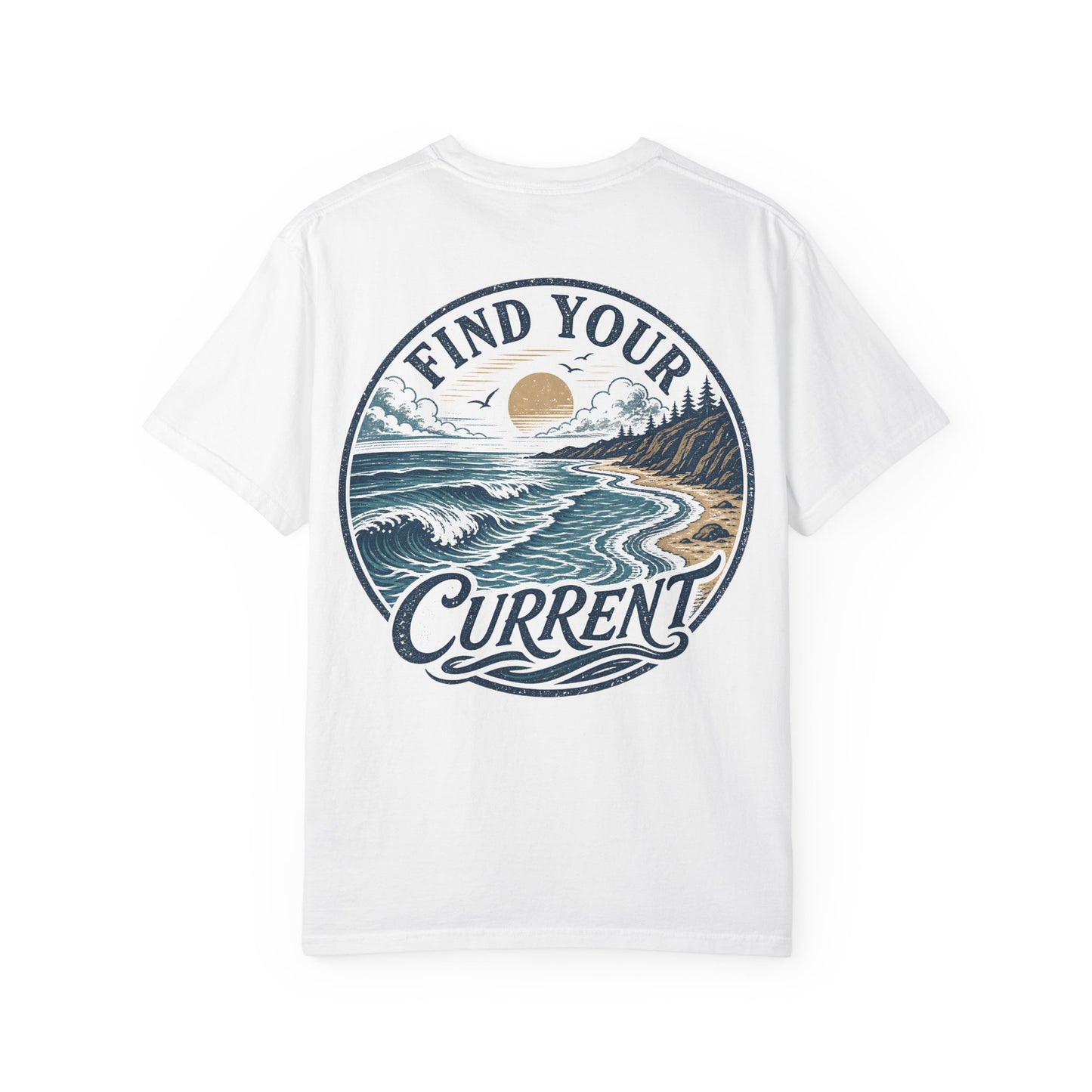 'Find Your Current' Ocean Surf Graphic T-Shirt