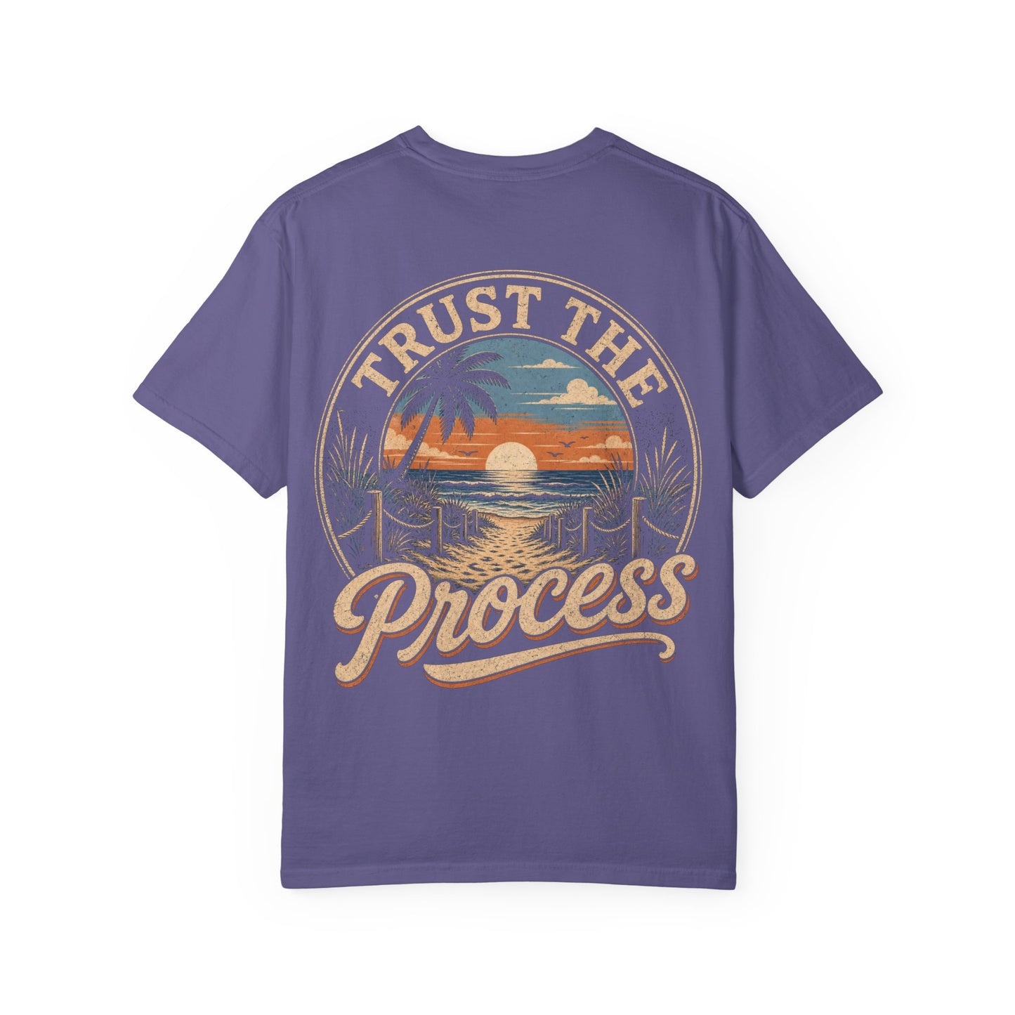 Trust the Process Beach Sunset T-Shirt