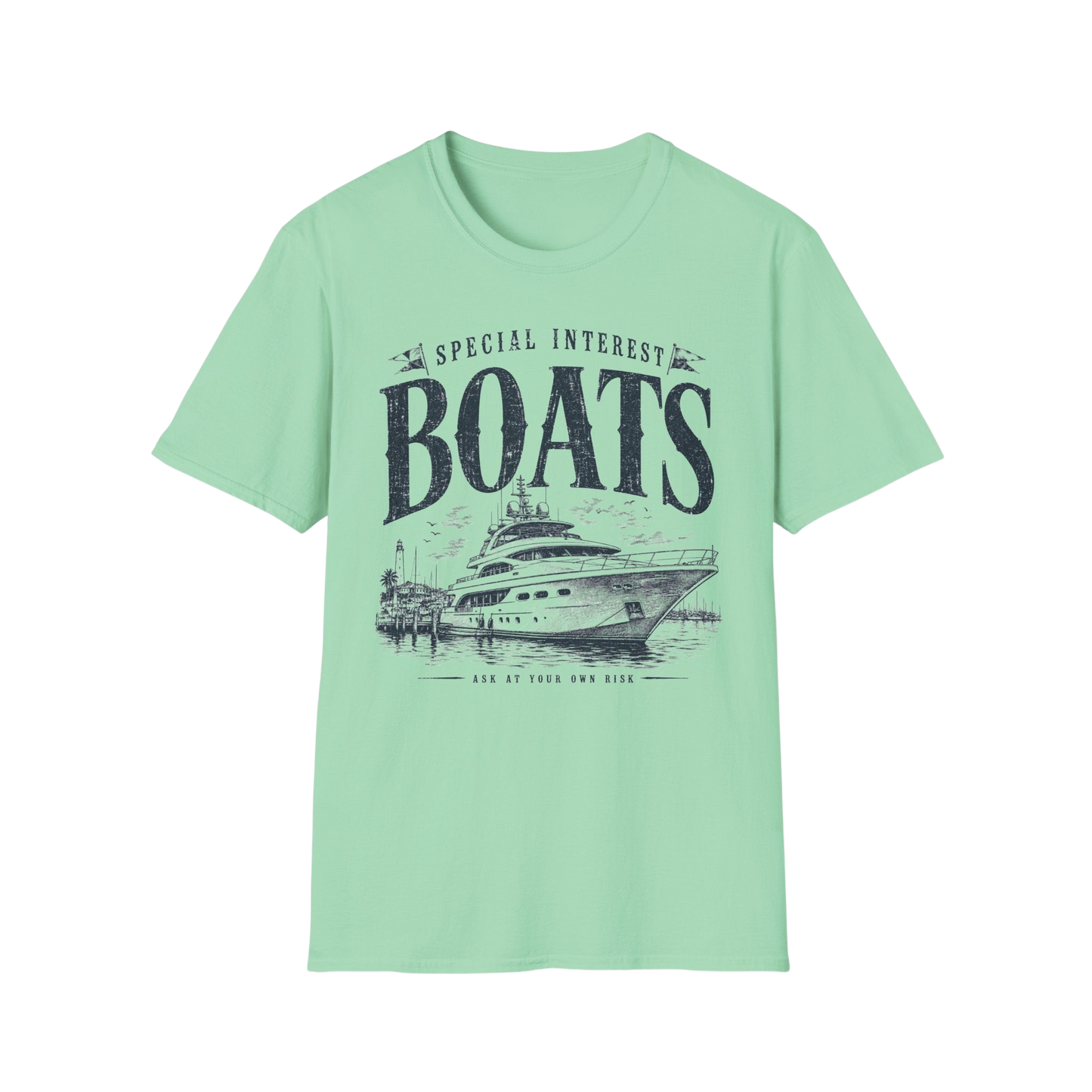 Boats Graphic T-Shirt — 'Special Interest Boats' Vintage Yacht Tee