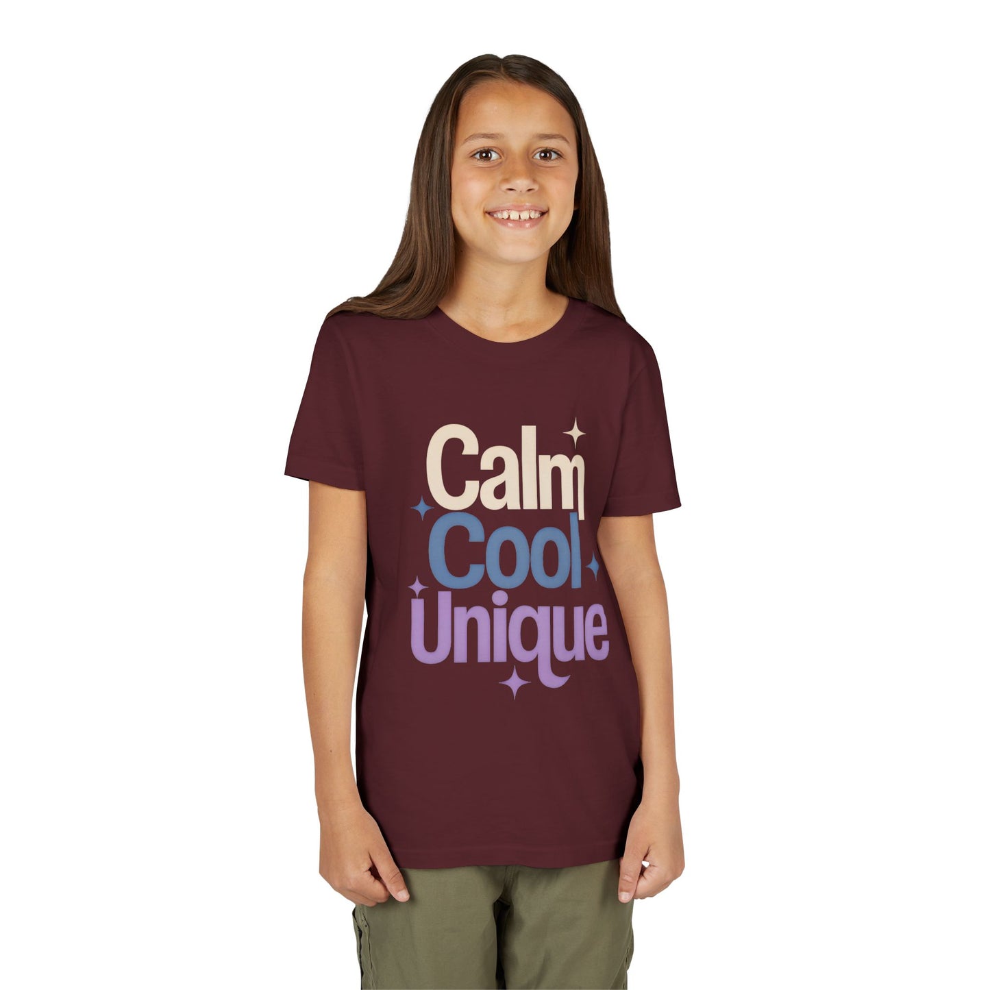 Youth Tee – Calm Cool Unique Retro Graphic Kids Shirt