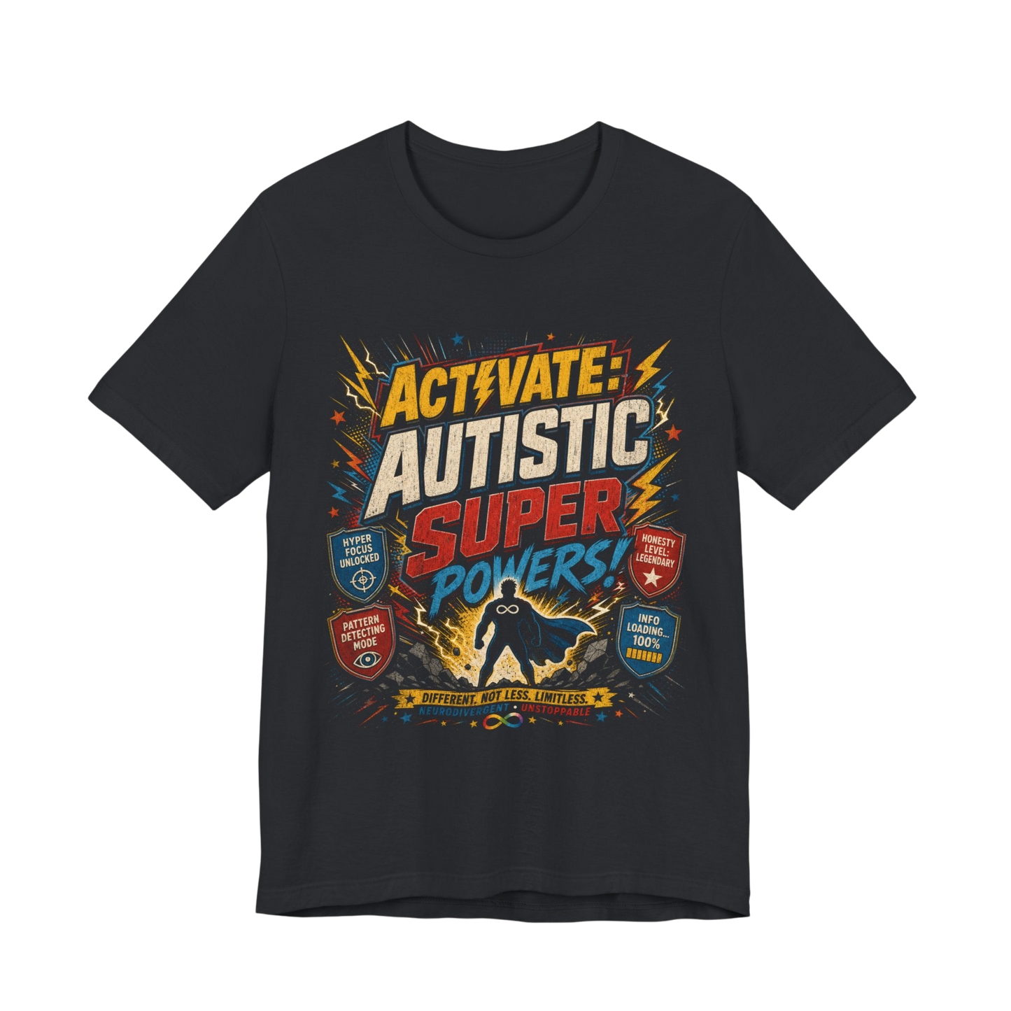 Autistic Superpowers T-Shirt image 4