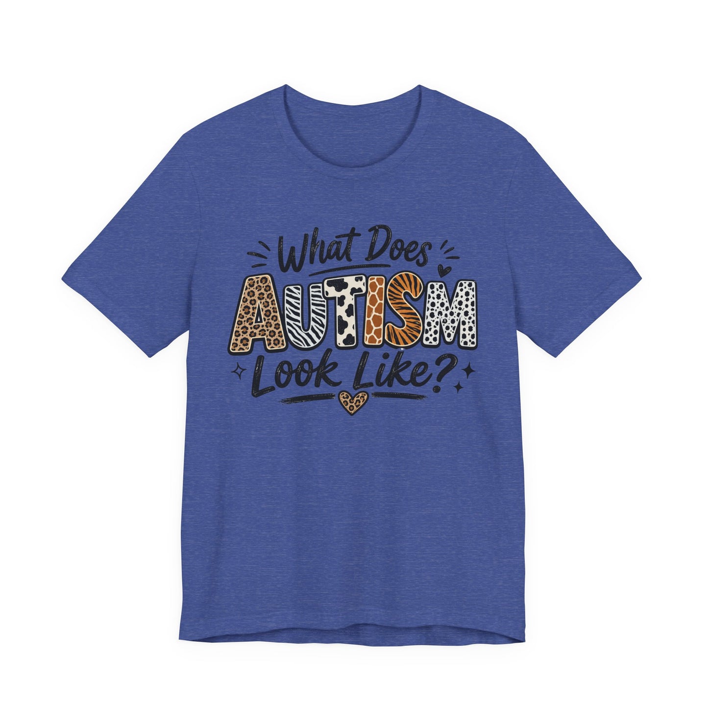 What Does Autism Look Like Shirt | Trendy Autism Awareness Tee image
