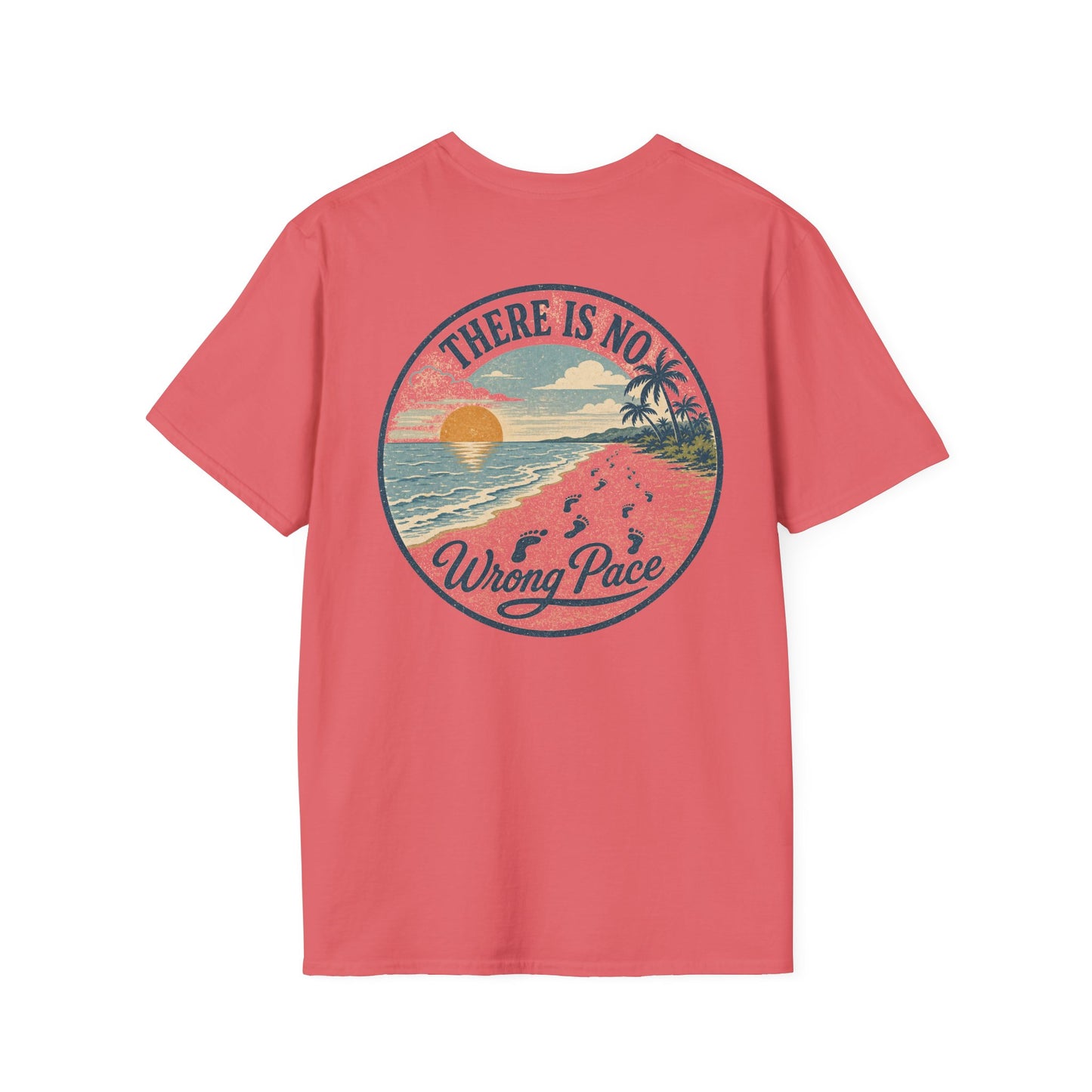 "There Is No Wrong Pace" Vintage Beach Graphic Tee