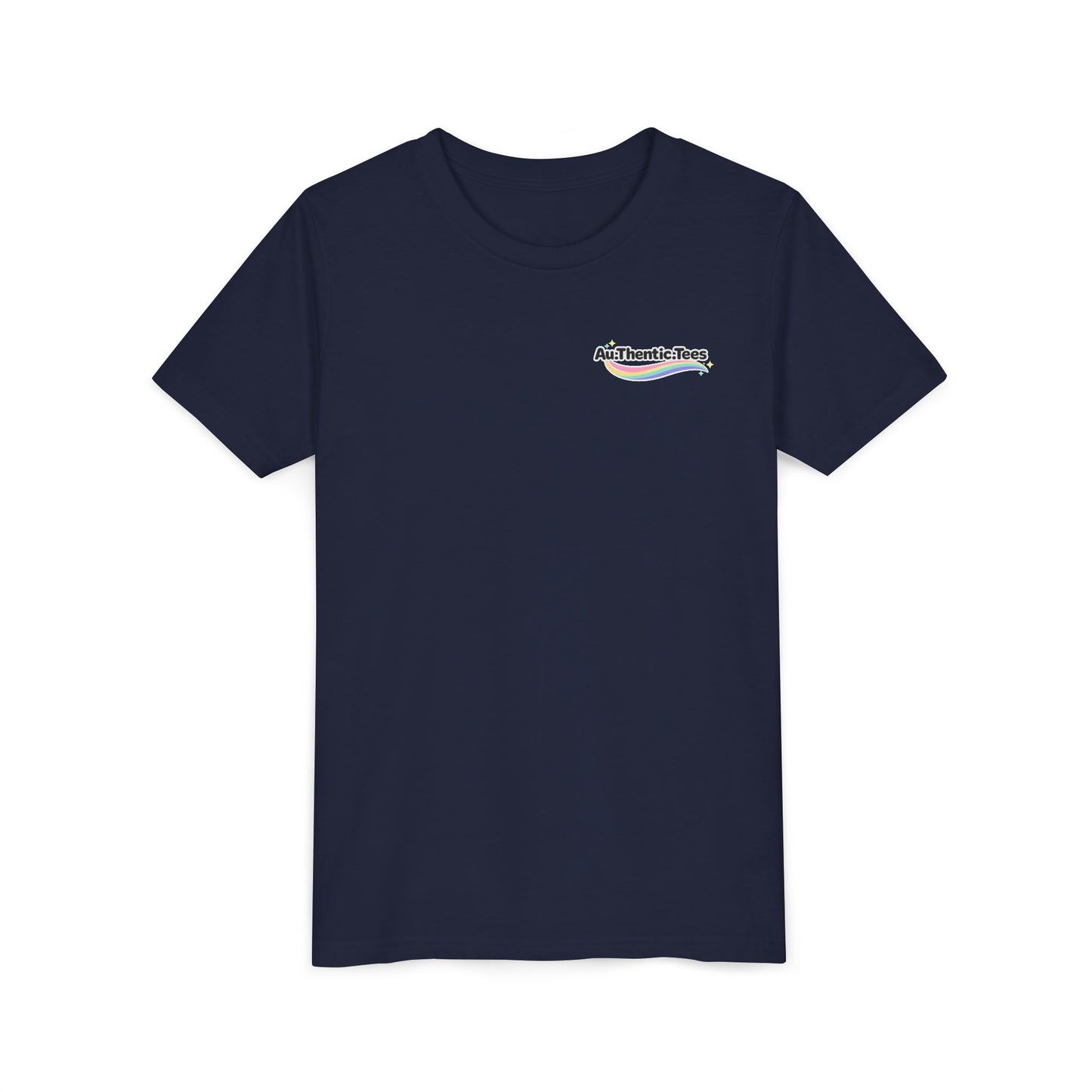 Youth Tee — "Too Much Everything" Cozy Silly Goose Graphic Shirt BACK PRINT