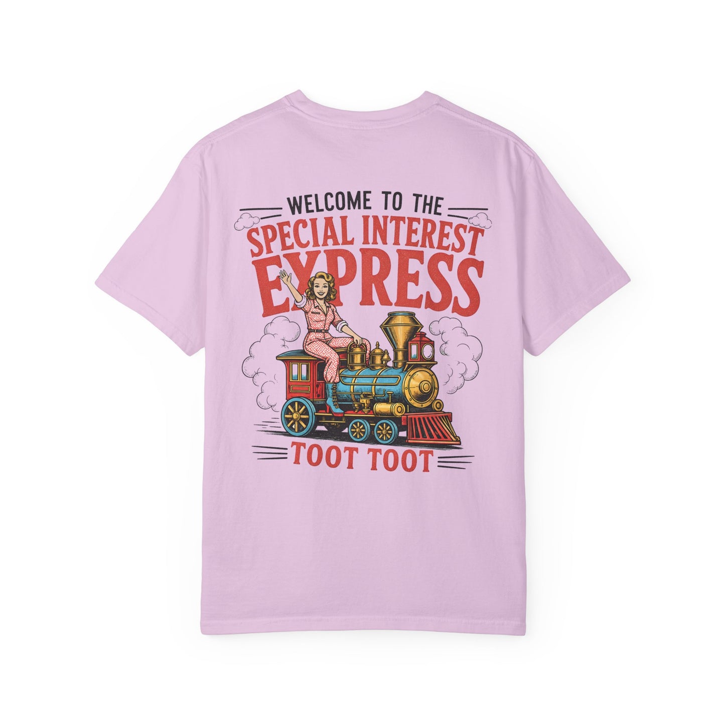 "Special Interest Express" Vintage Train Graphic (Toot Toot) BACK PRINT