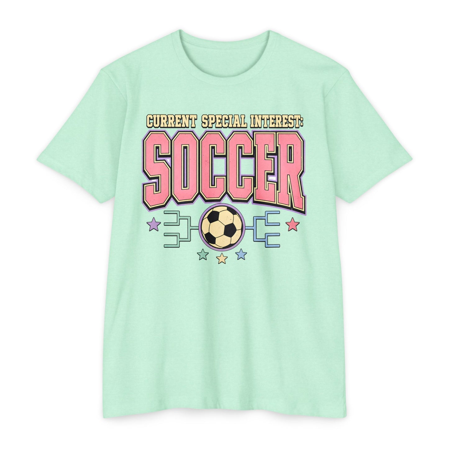 Soccer Graphic T-Shirt — "Current Special Interest: SOCCER" Retro Tee