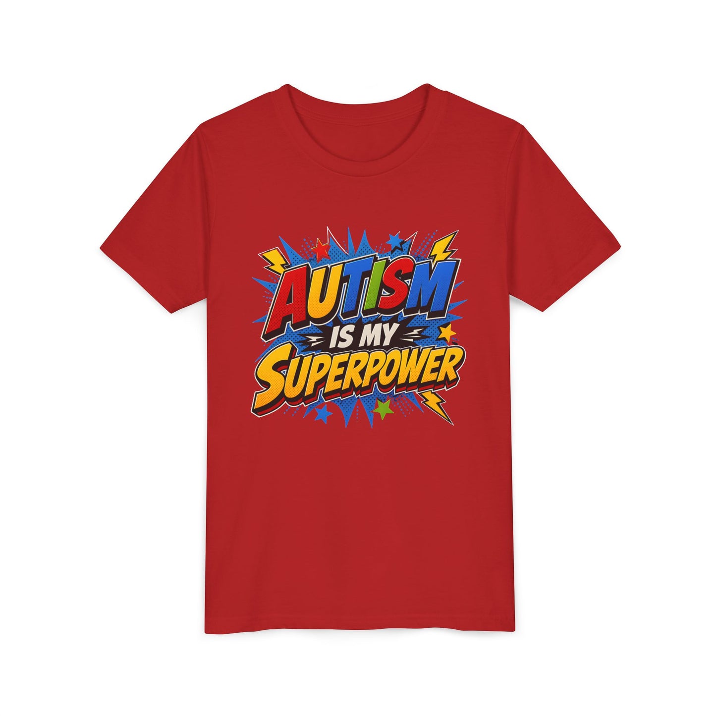 Autism Is My Superpower Youth Tee