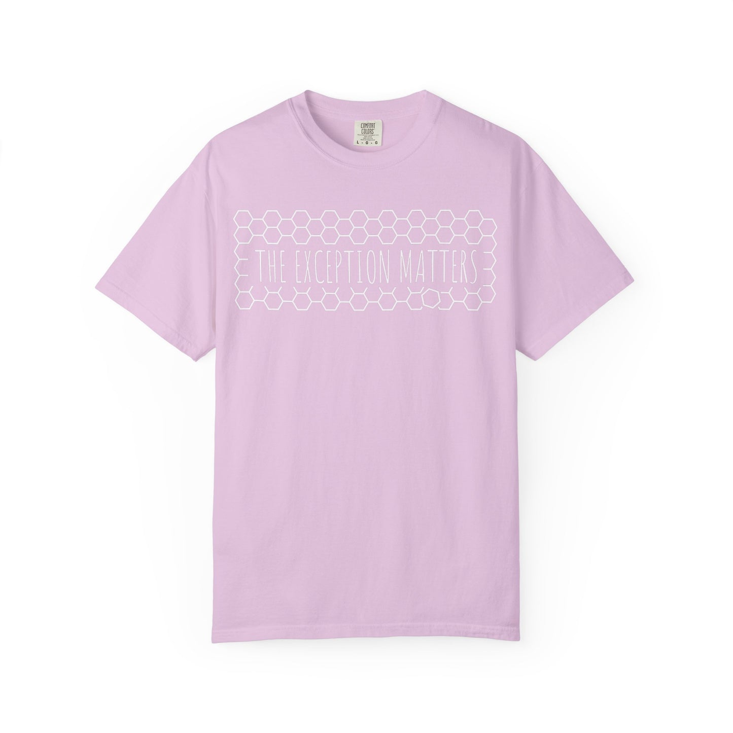 The Exception Matters T-Shirt — pattern recognition Honeycomb Graphic Tee