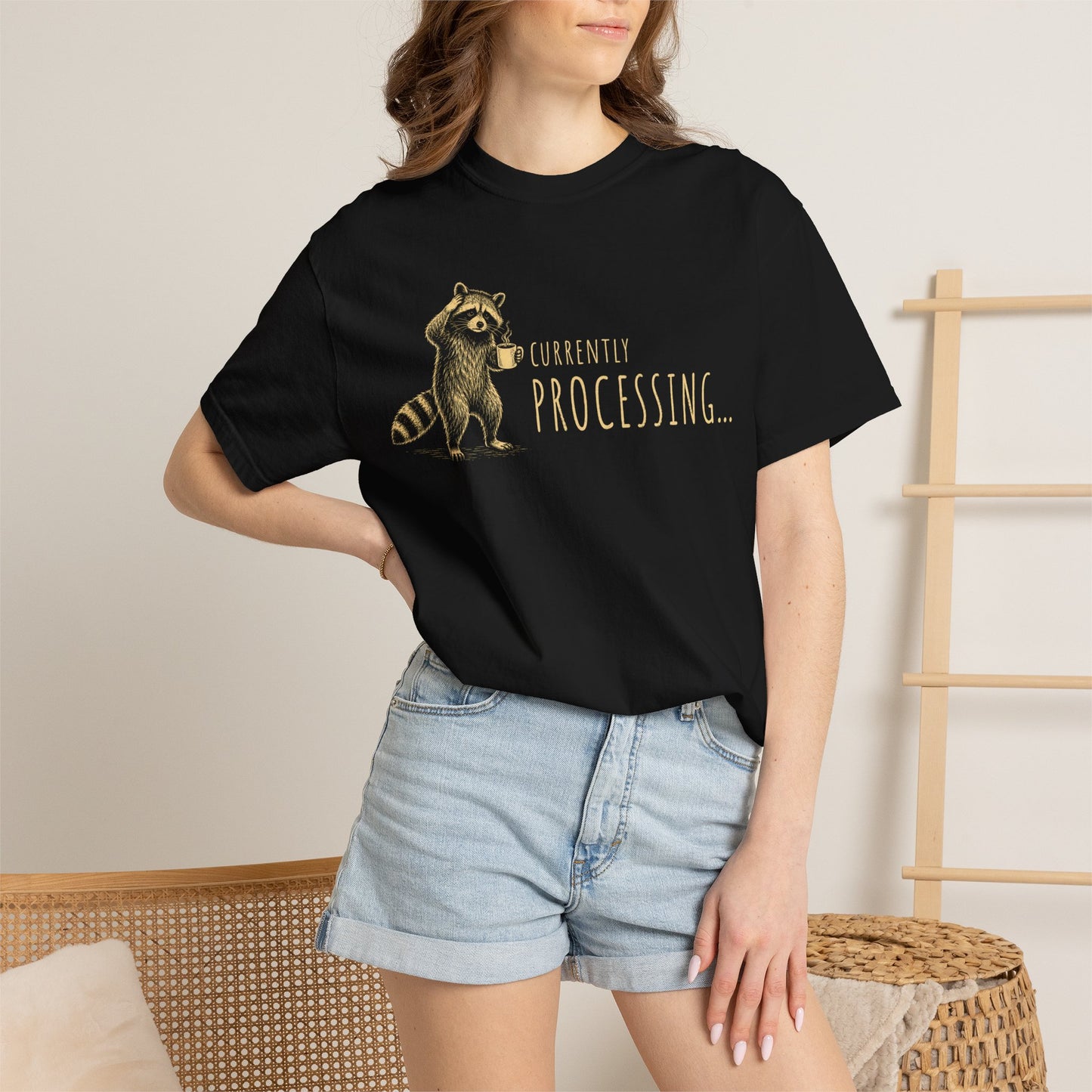 Currently Processing Raccoon T-Shirt