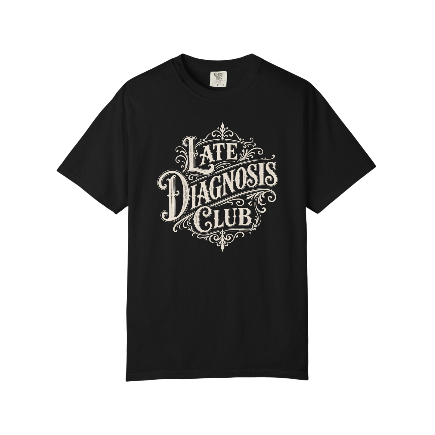 "Late Diagnosis Club" Autism ASD Vintage-Style Graphic Tee