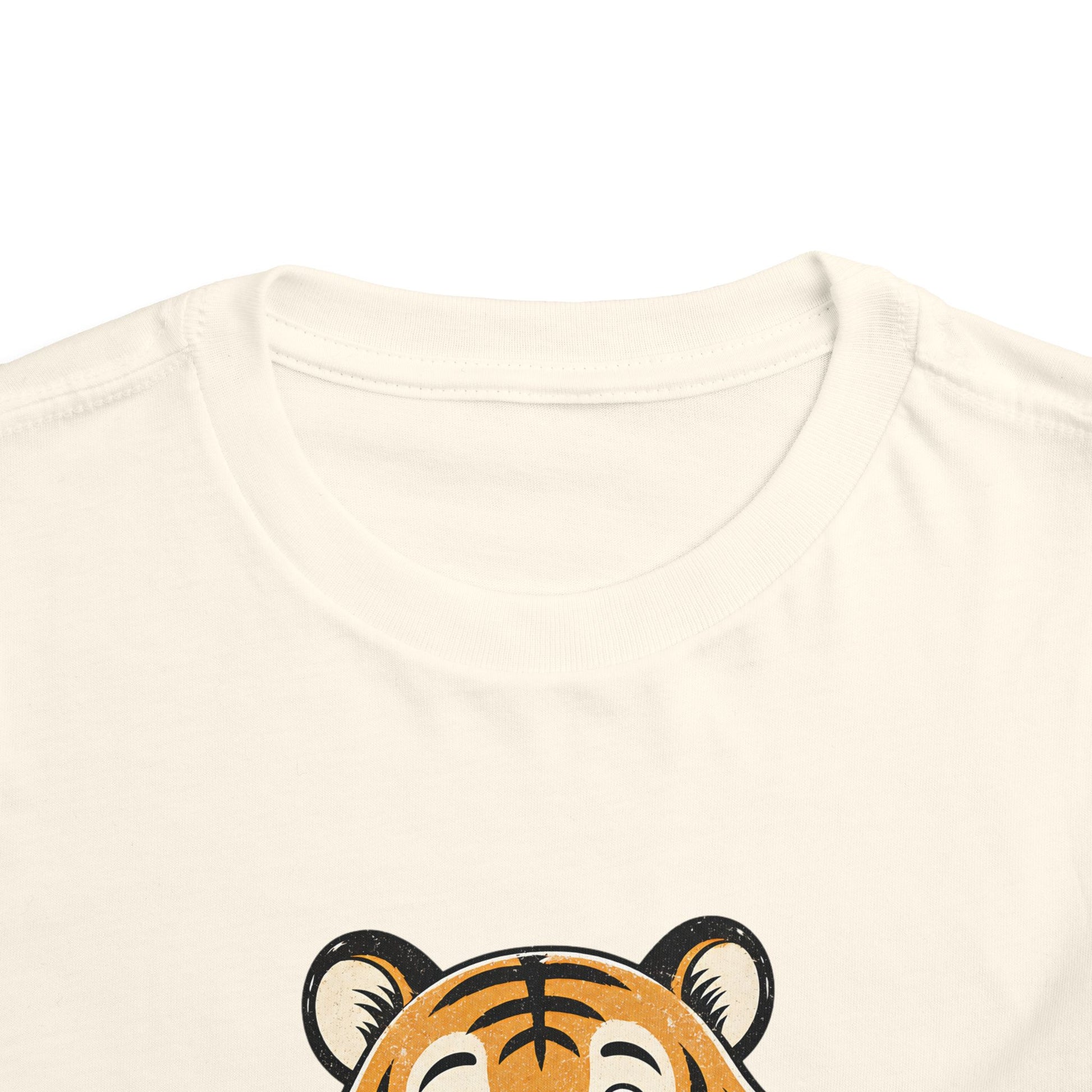 Toddler Tee — Cute Tiger Holding Autism Puzzle Heart image 15