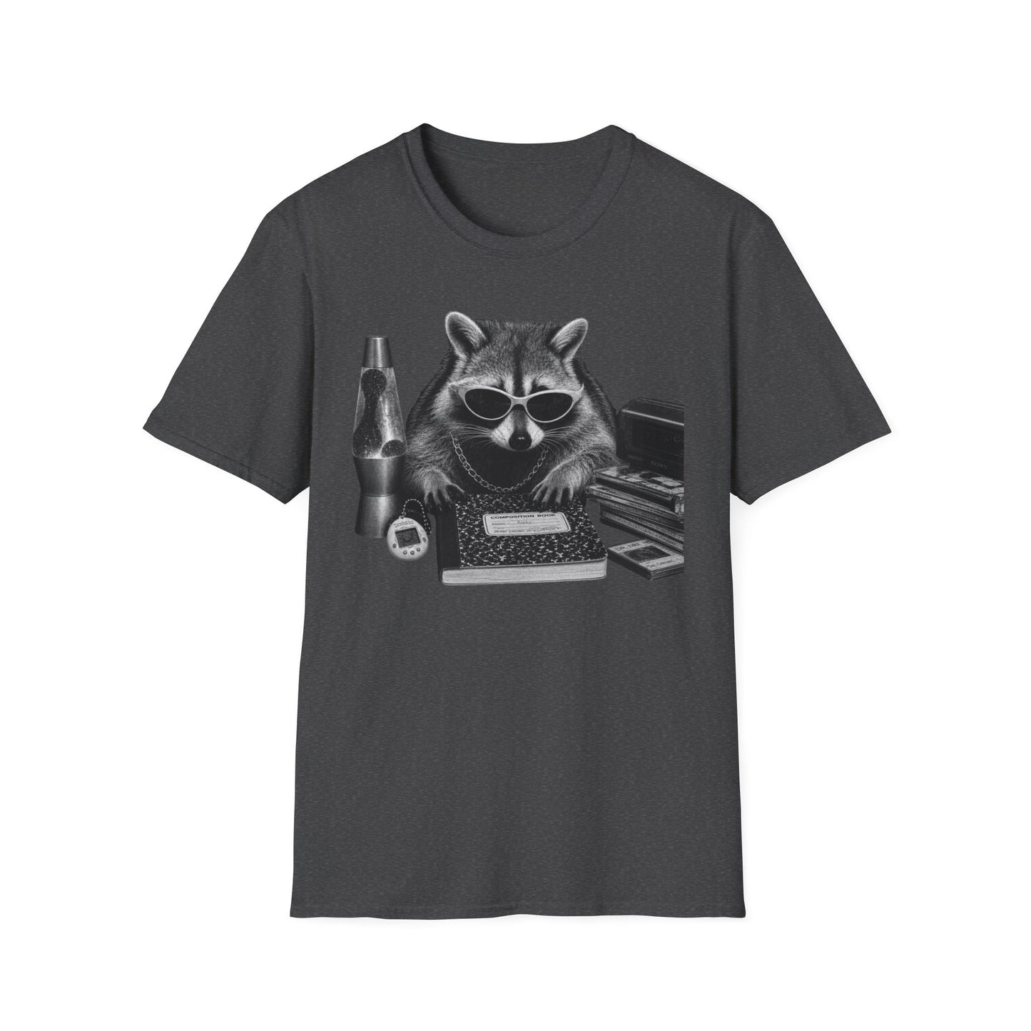 Cool Raccoon Graphic T-Shirt — Sunglasses & Retro Vibes