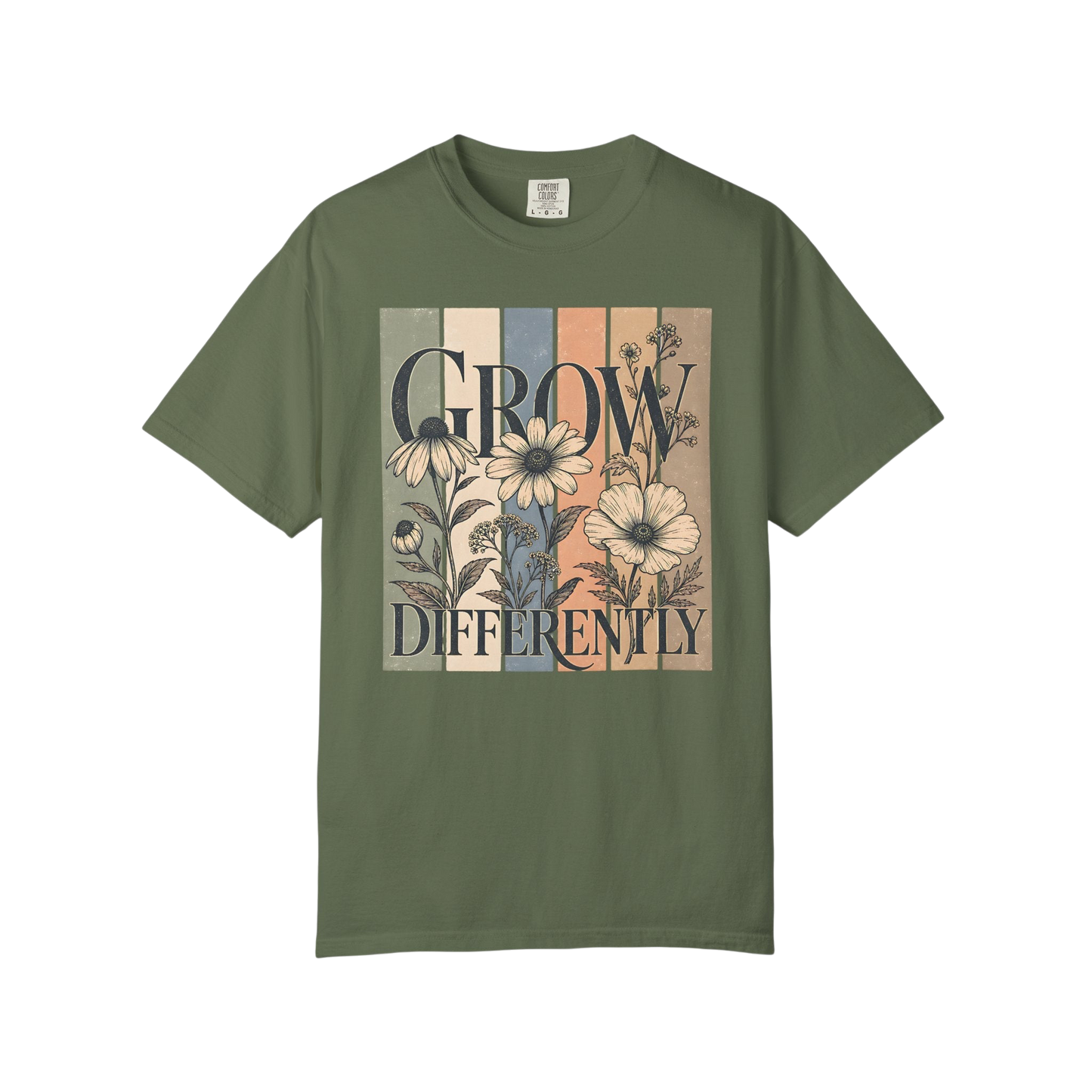 Grow Differently Floral T-Shirt